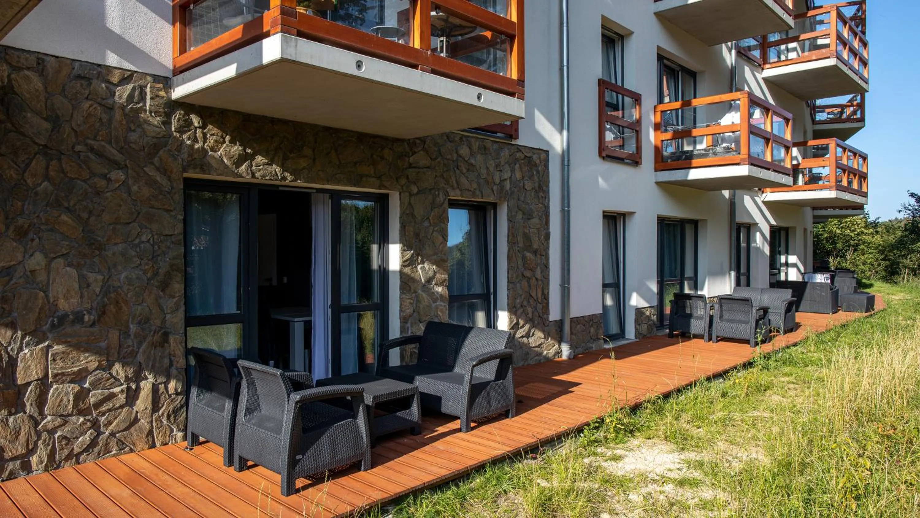 Balcony/Terrace in Holiday Mountain Residence, Sun & Snow