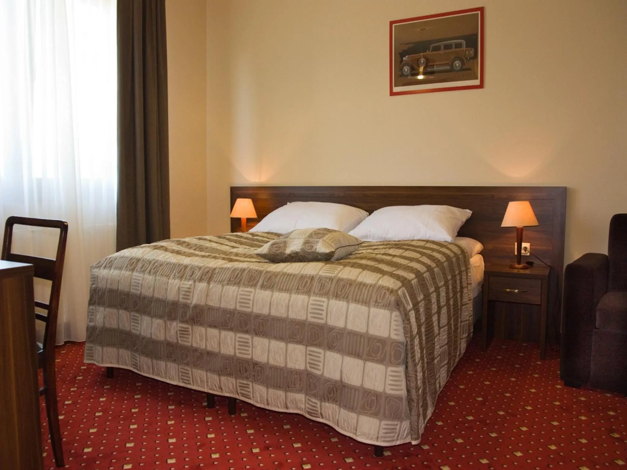 Bed in Hotel Kochanów