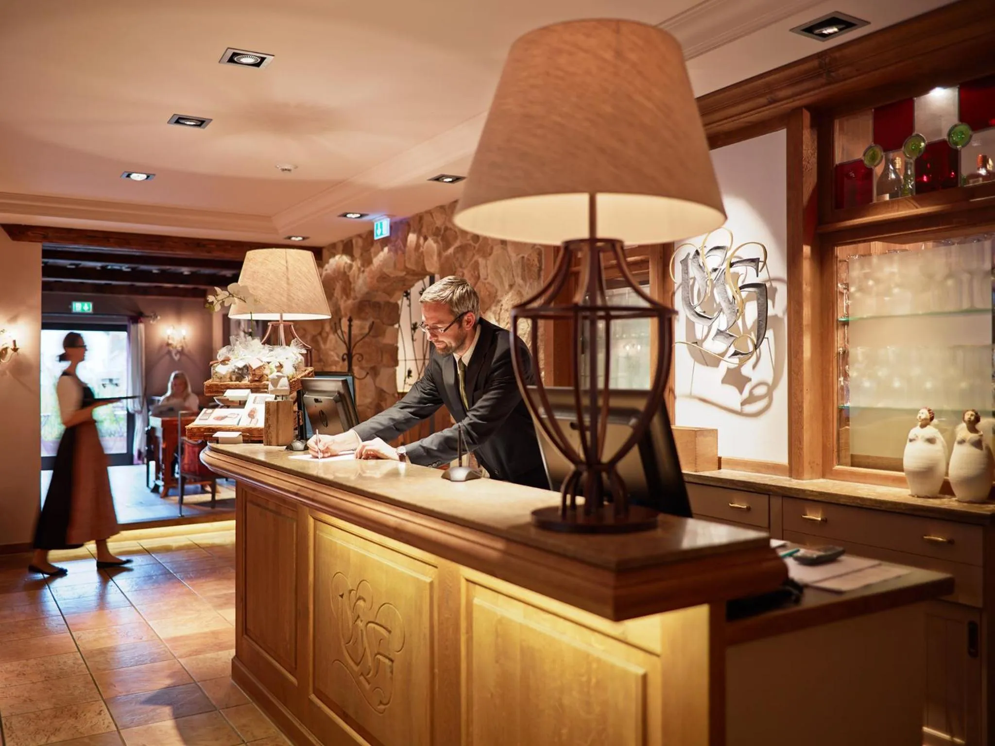 Lobby or reception in Eurener Hof