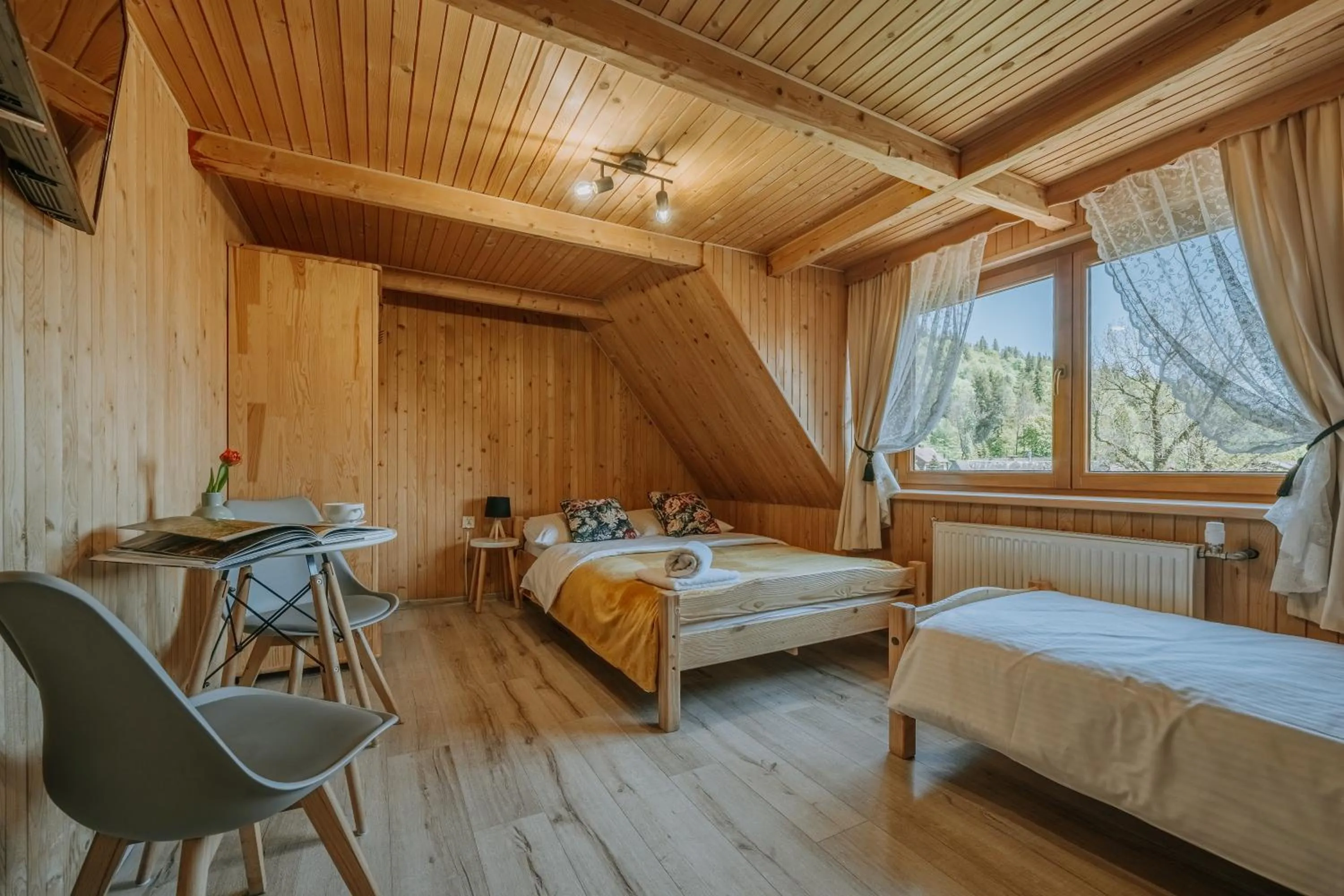 Bed in Gościna u Maryny Relaks i SPA w Ogrodzie