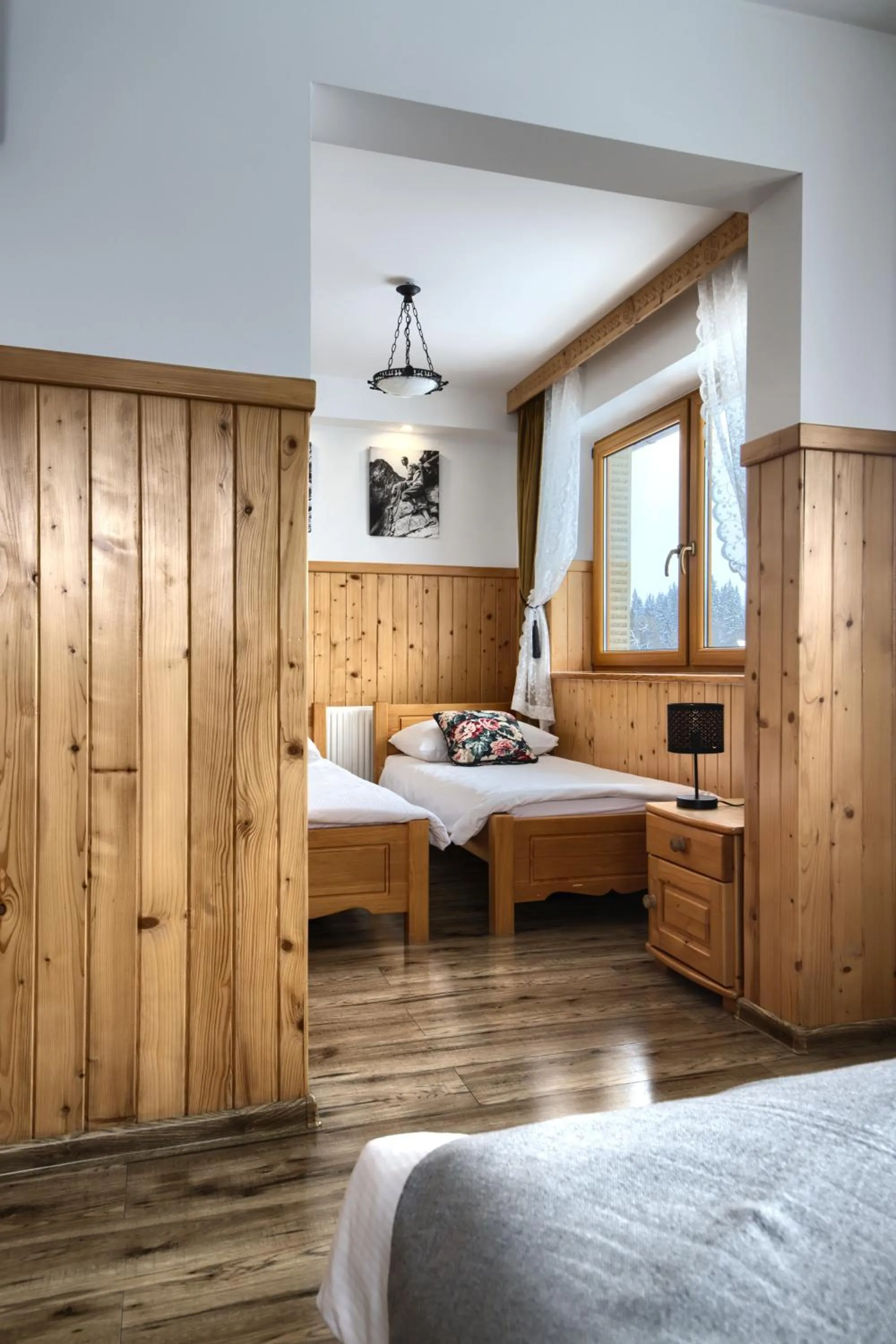 Bed in Gościna u Maryny Relaks i SPA w Ogrodzie