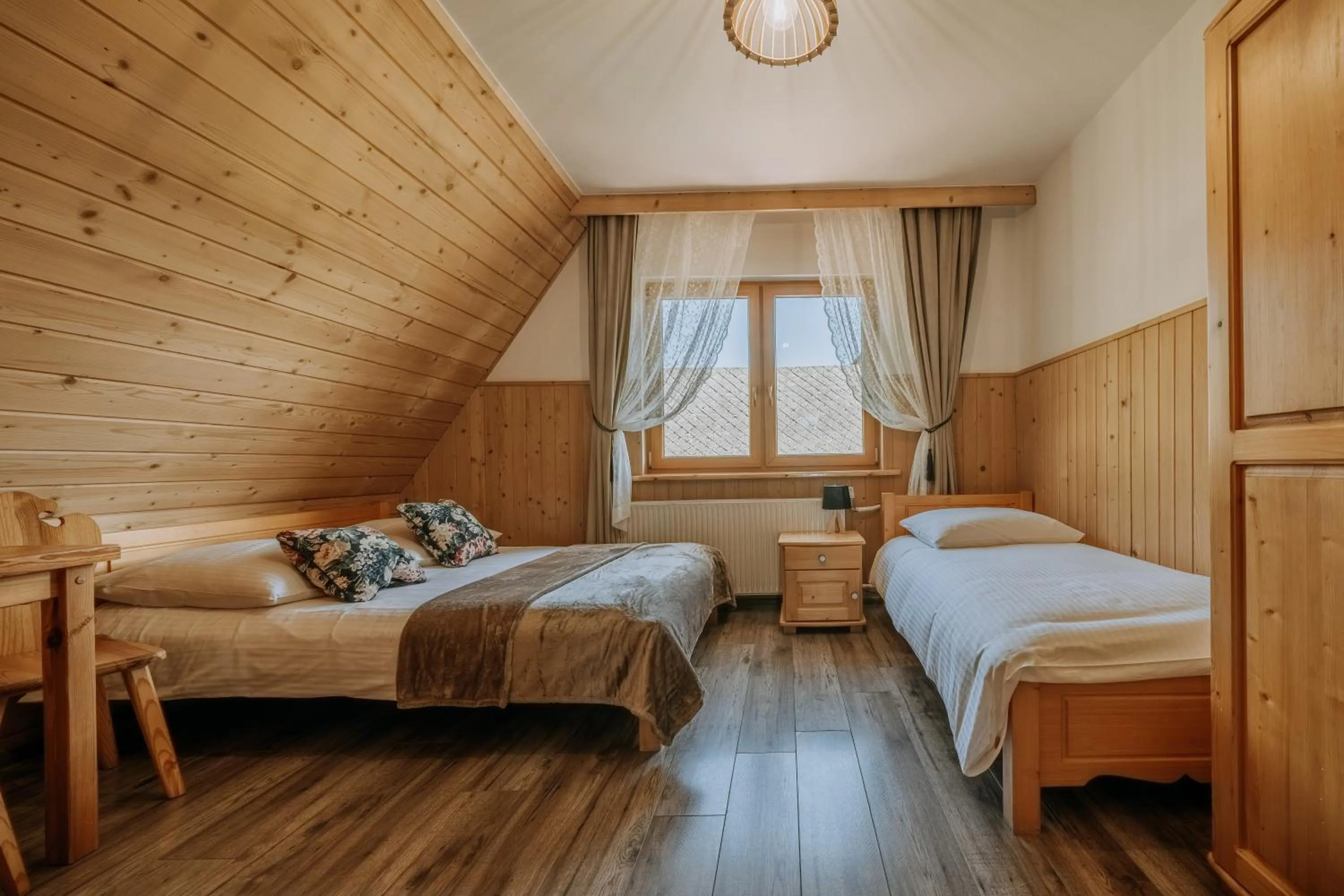 Bed in Gościna u Maryny Relaks i SPA w Ogrodzie