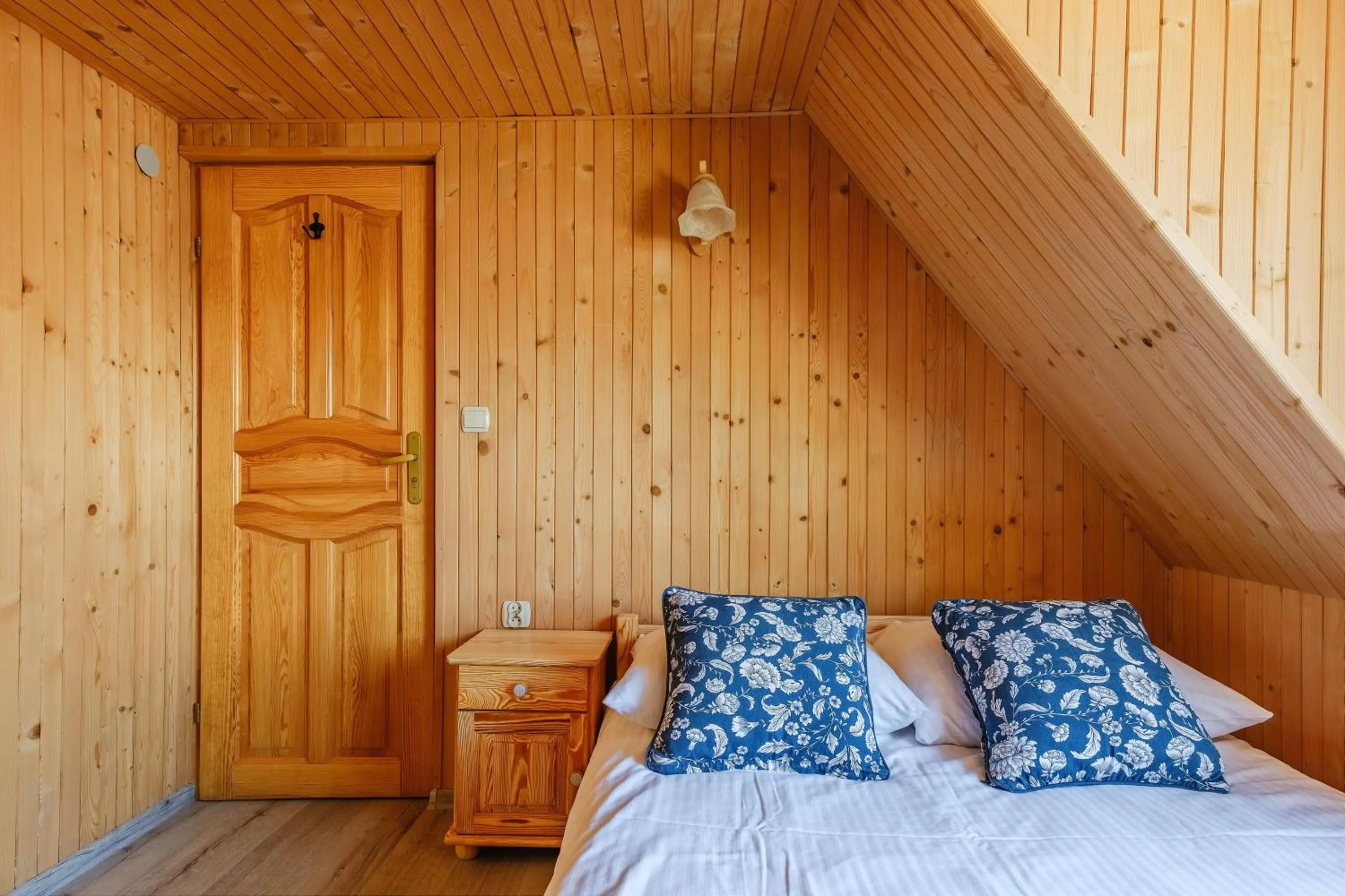 Bed in Gościna u Maryny Relaks i SPA w Ogrodzie