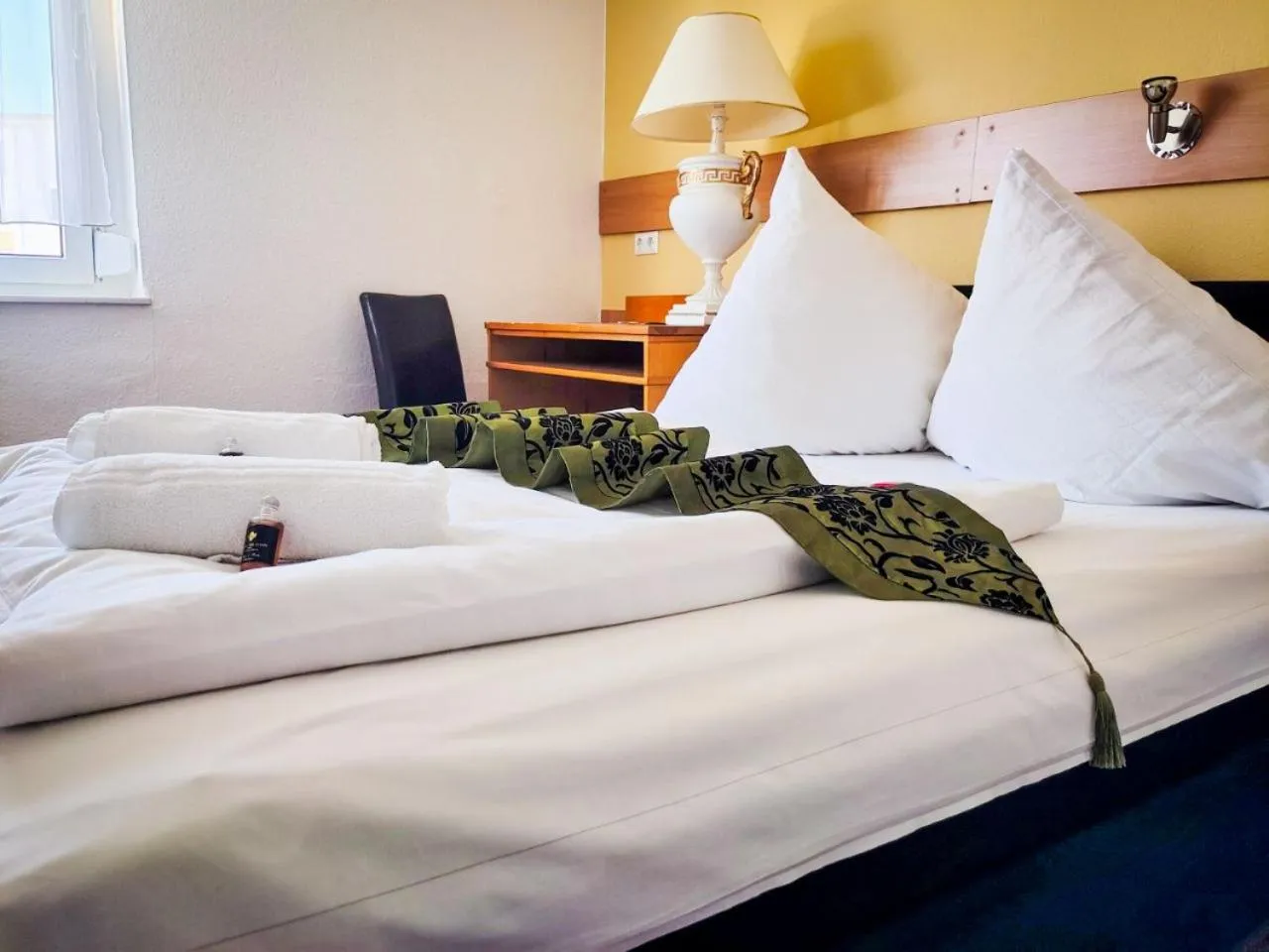 Bed in City Hotel Pforzheim