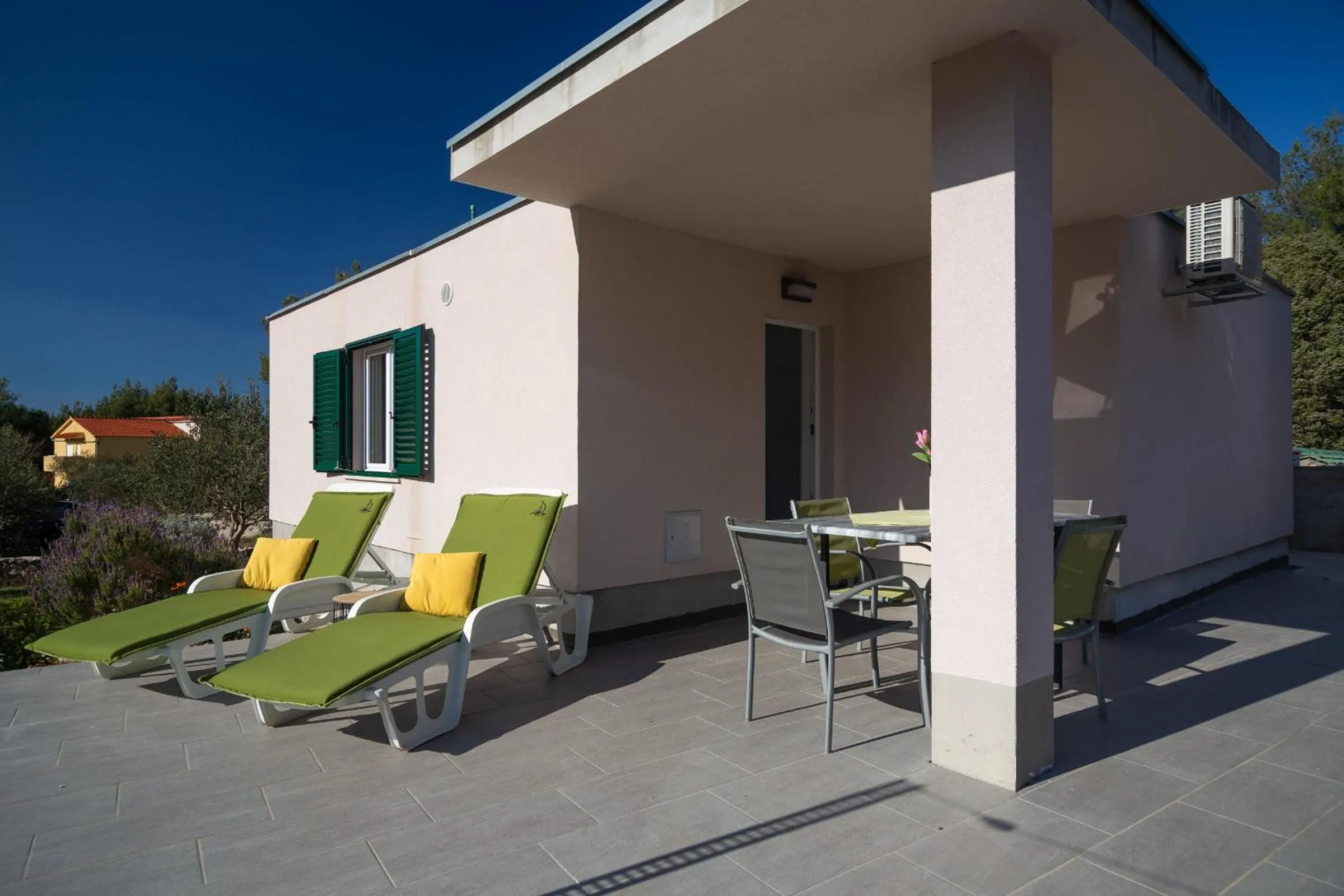 Patio in Olive Eden Holiday Home