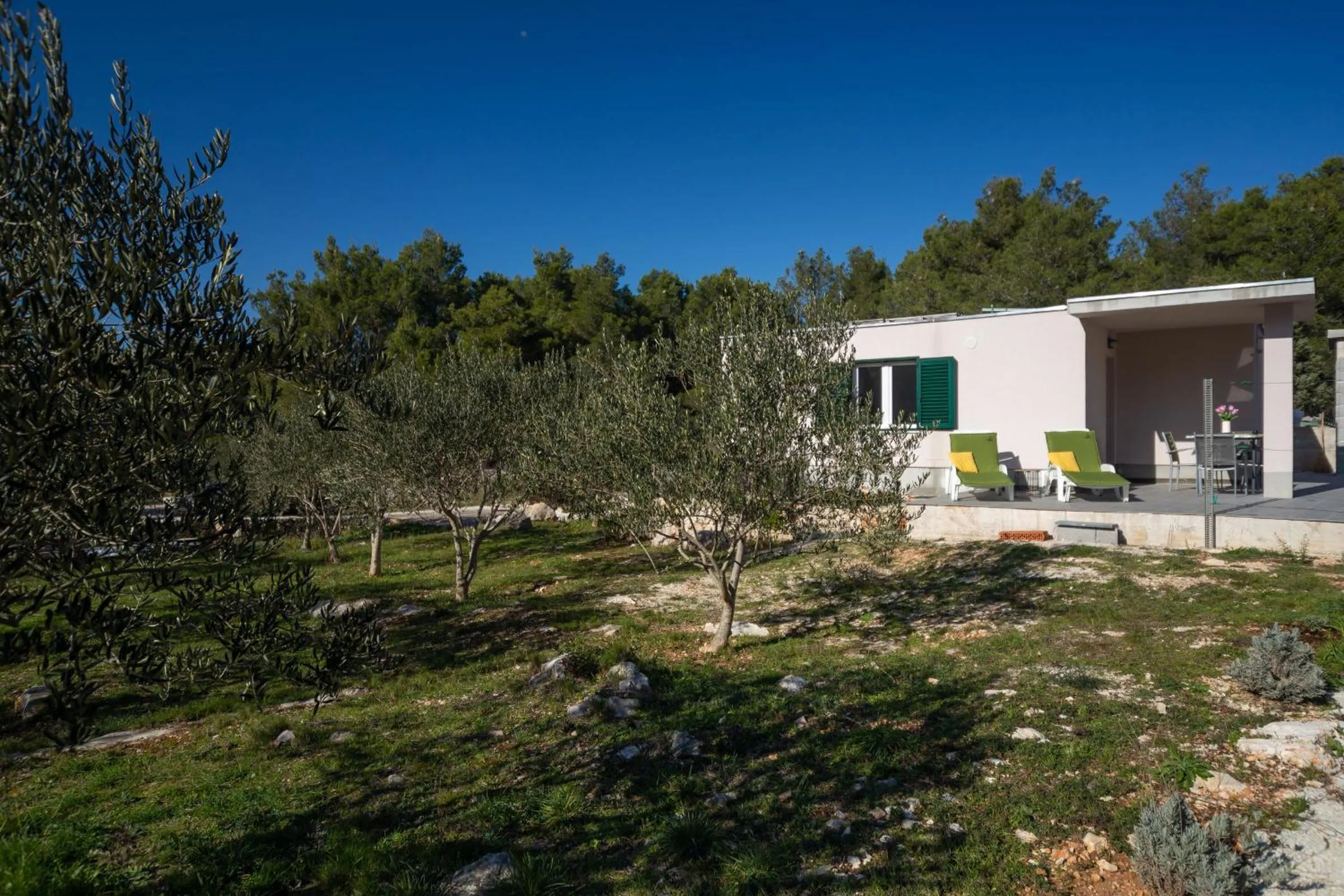 Patio in Olive Eden Holiday Home