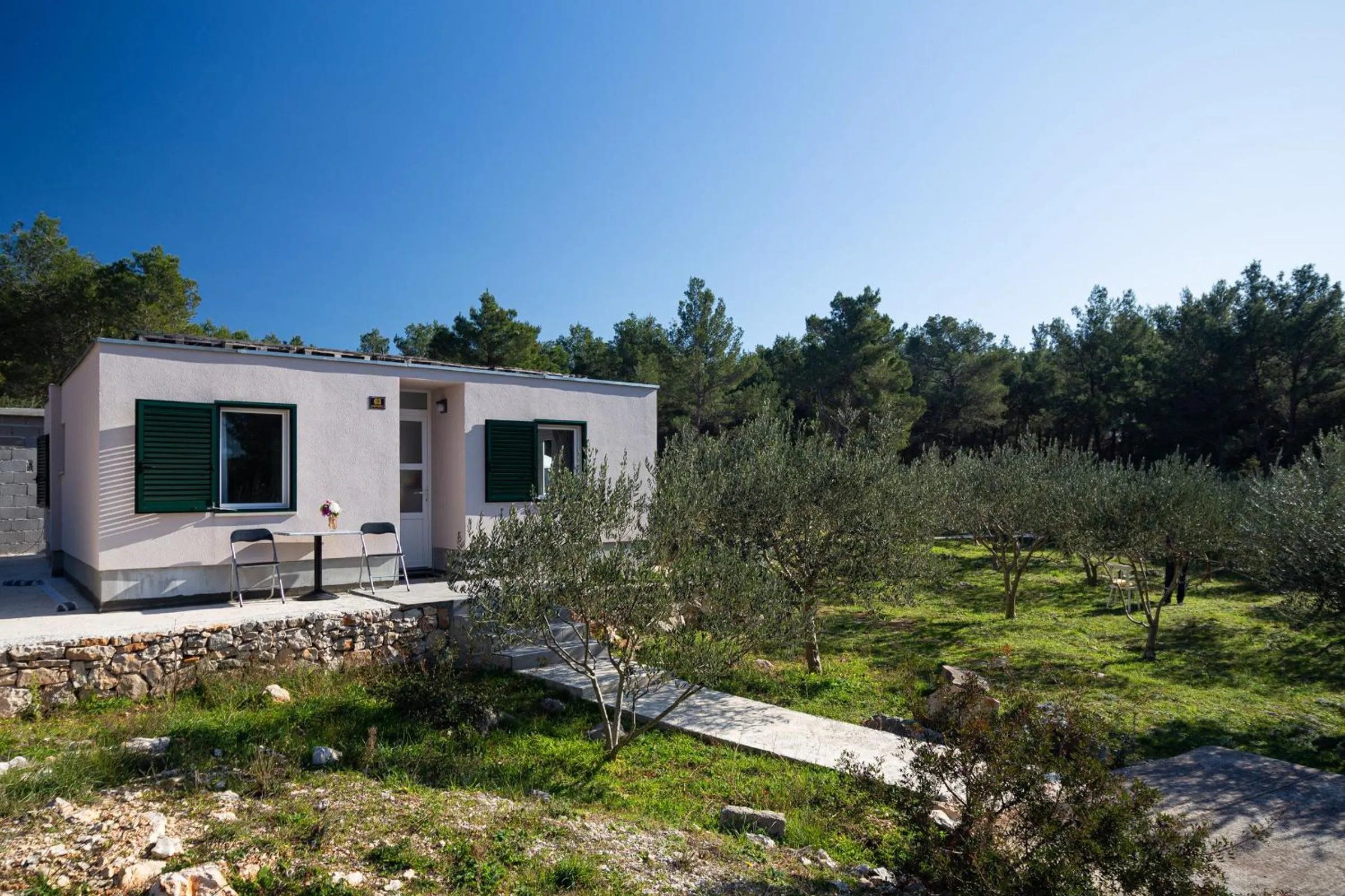 Patio in Olive Eden Holiday Home