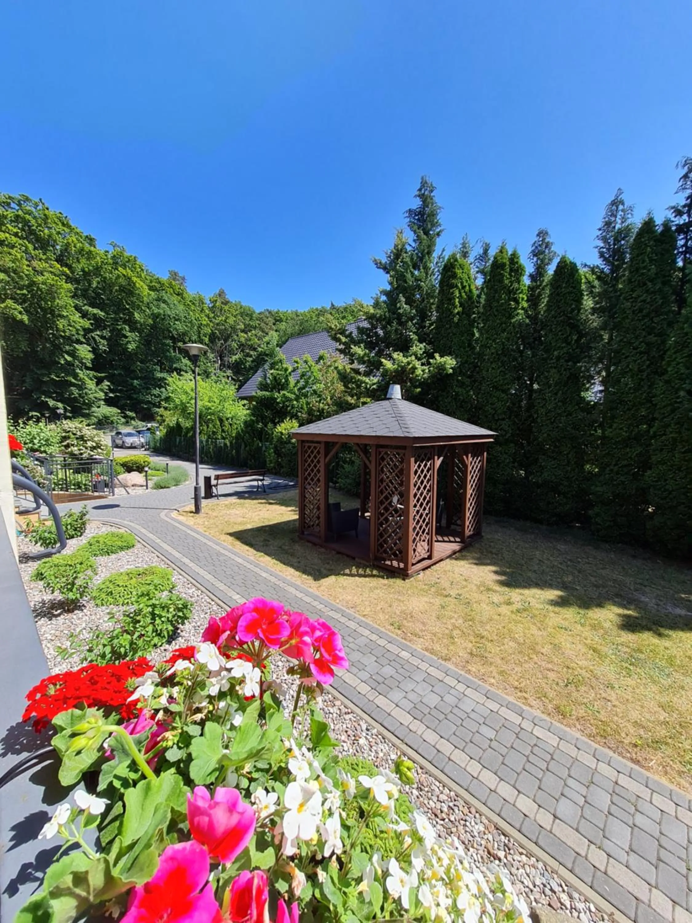 Garden view in Dom Na Bukowym Wzgórzu