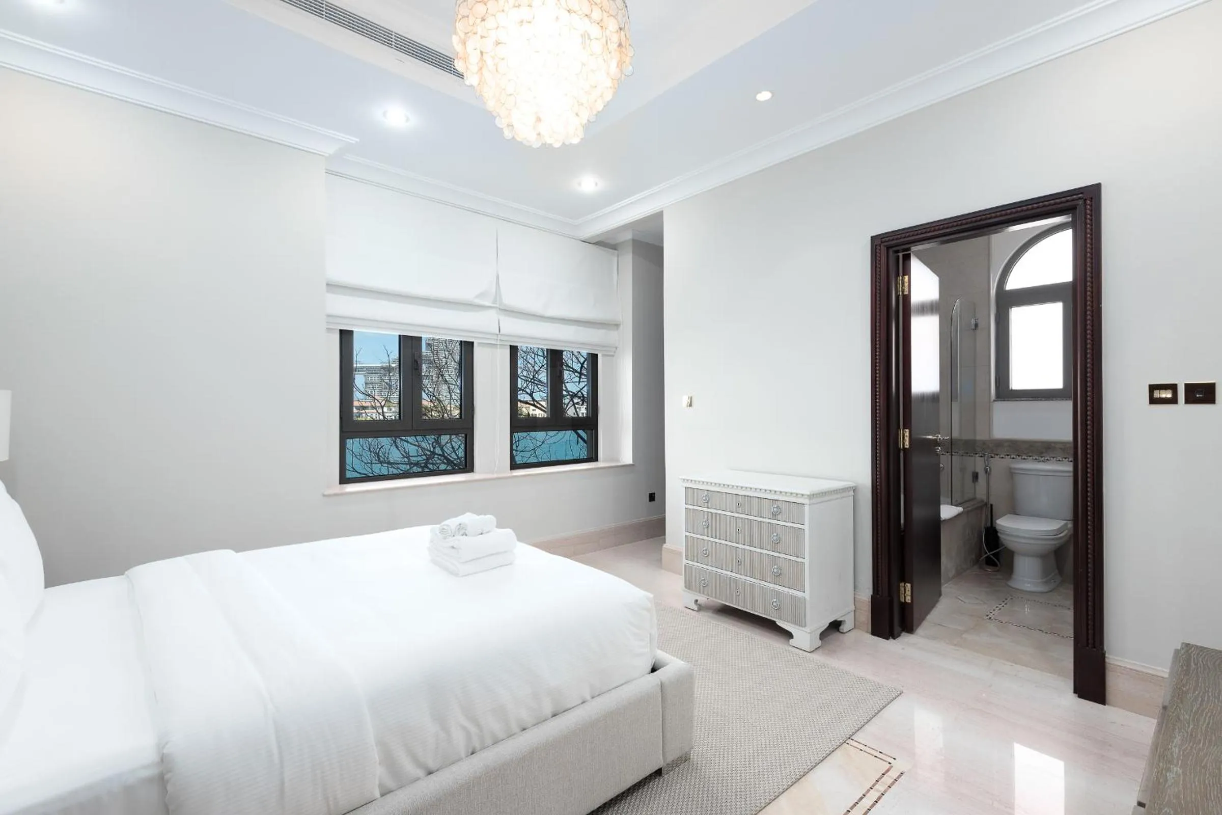 Bedroom in Maison Privee - Palm Jumeirah Beach Front XL Villa with Private Pool