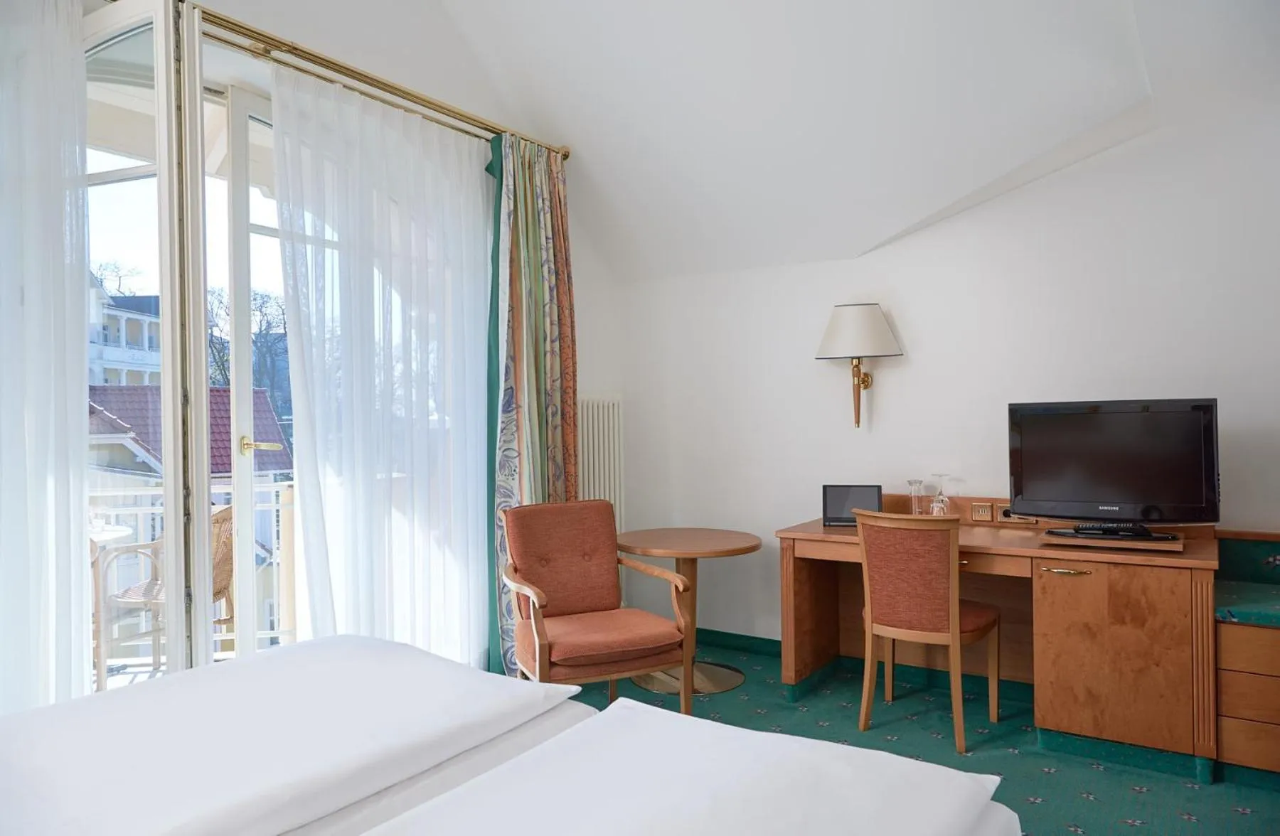 Seating area, Bed in aja Nordperd & Villen Göhren