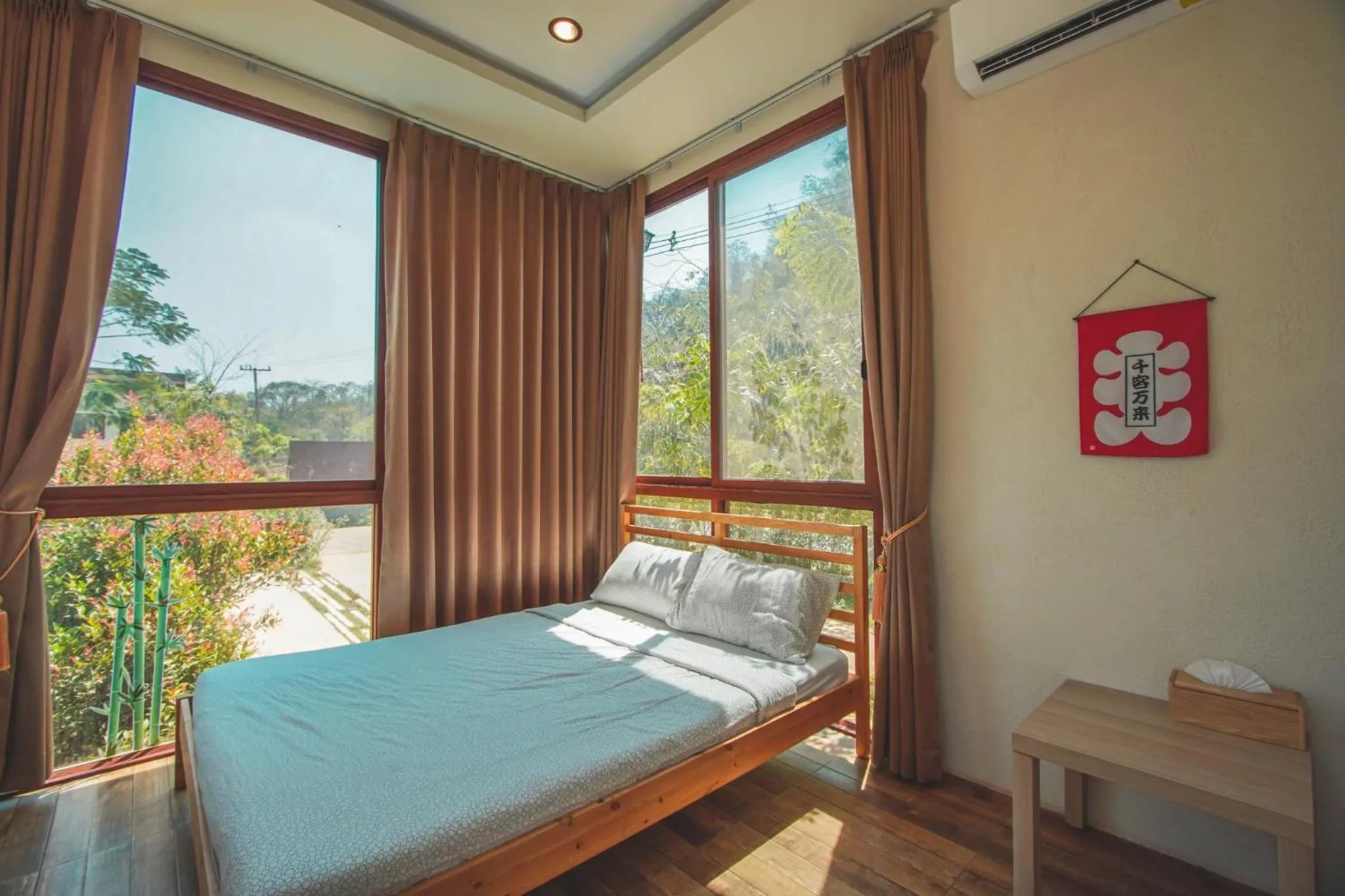 Bed in The X10 private pool villa khaoyai SHA Certified เขาใหญ่