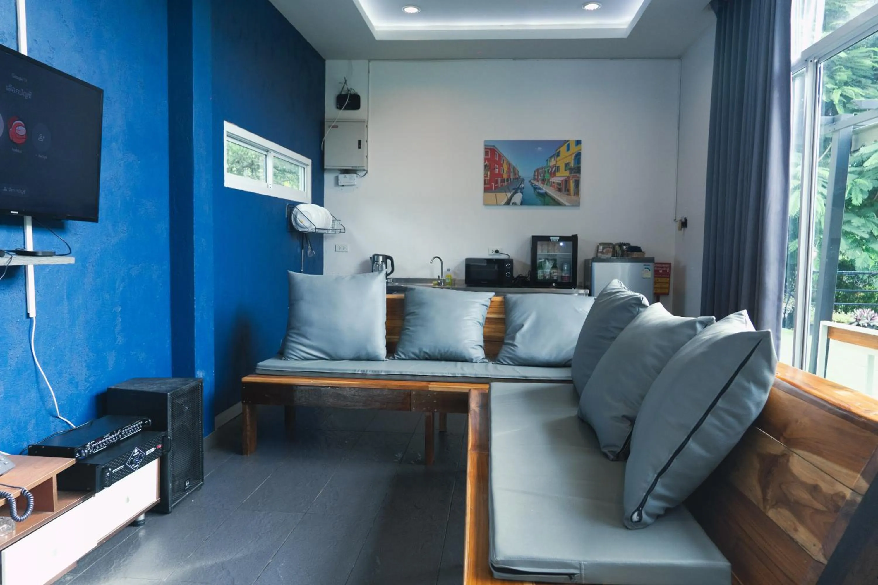 Communal lounge/ TV room in The X10 private pool villa khaoyai SHA Certified เขาใหญ่