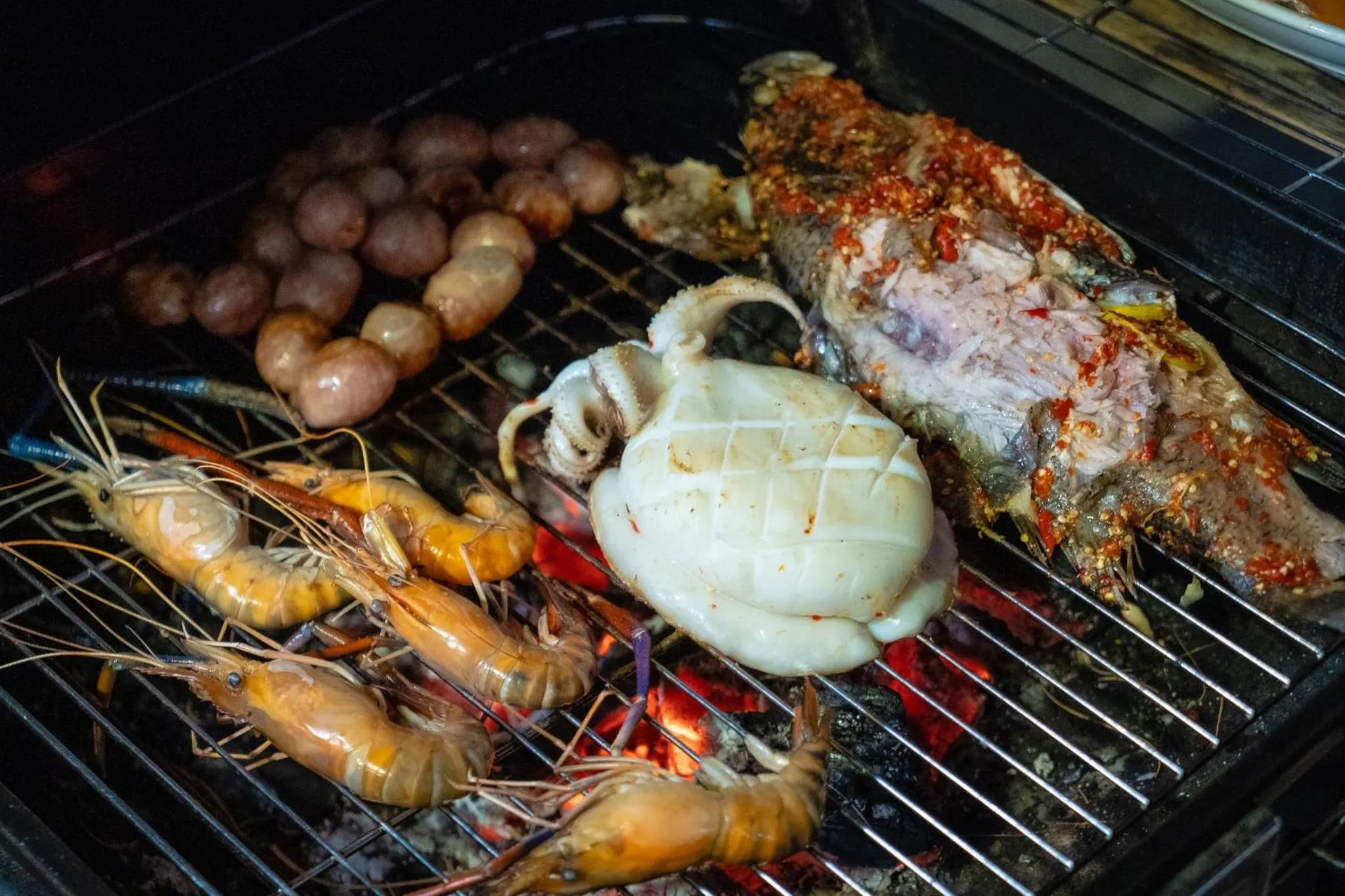 BBQ facilities in The X10 private pool villa khaoyai SHA Certified เขาใหญ่
