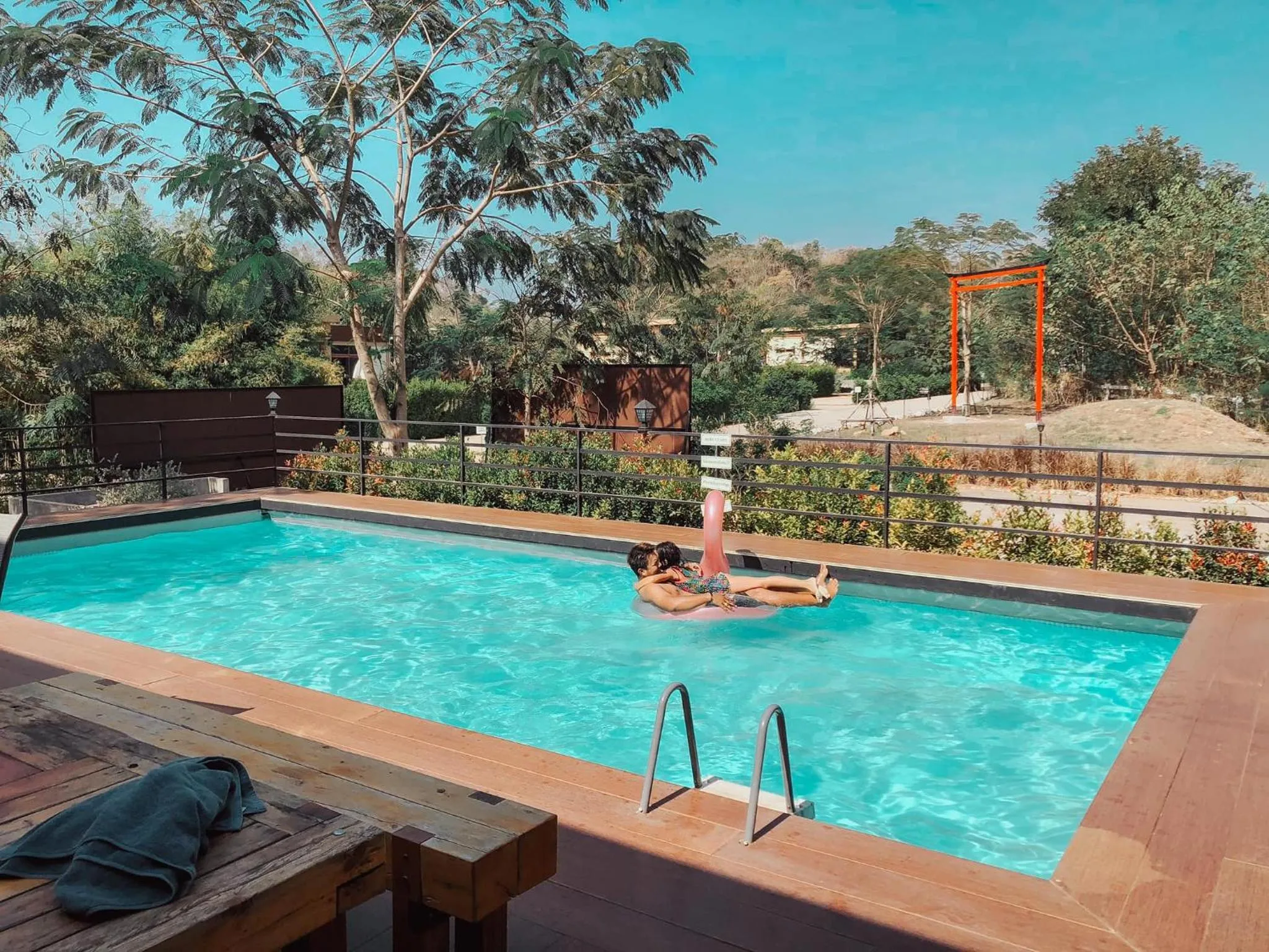 Pool view in The X10 private pool villa khaoyai SHA Certified เขาใหญ่