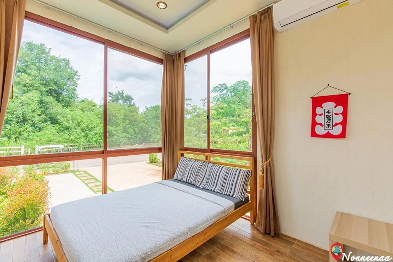 Bed in The X10 private pool villa khaoyai SHA Certified เขาใหญ่