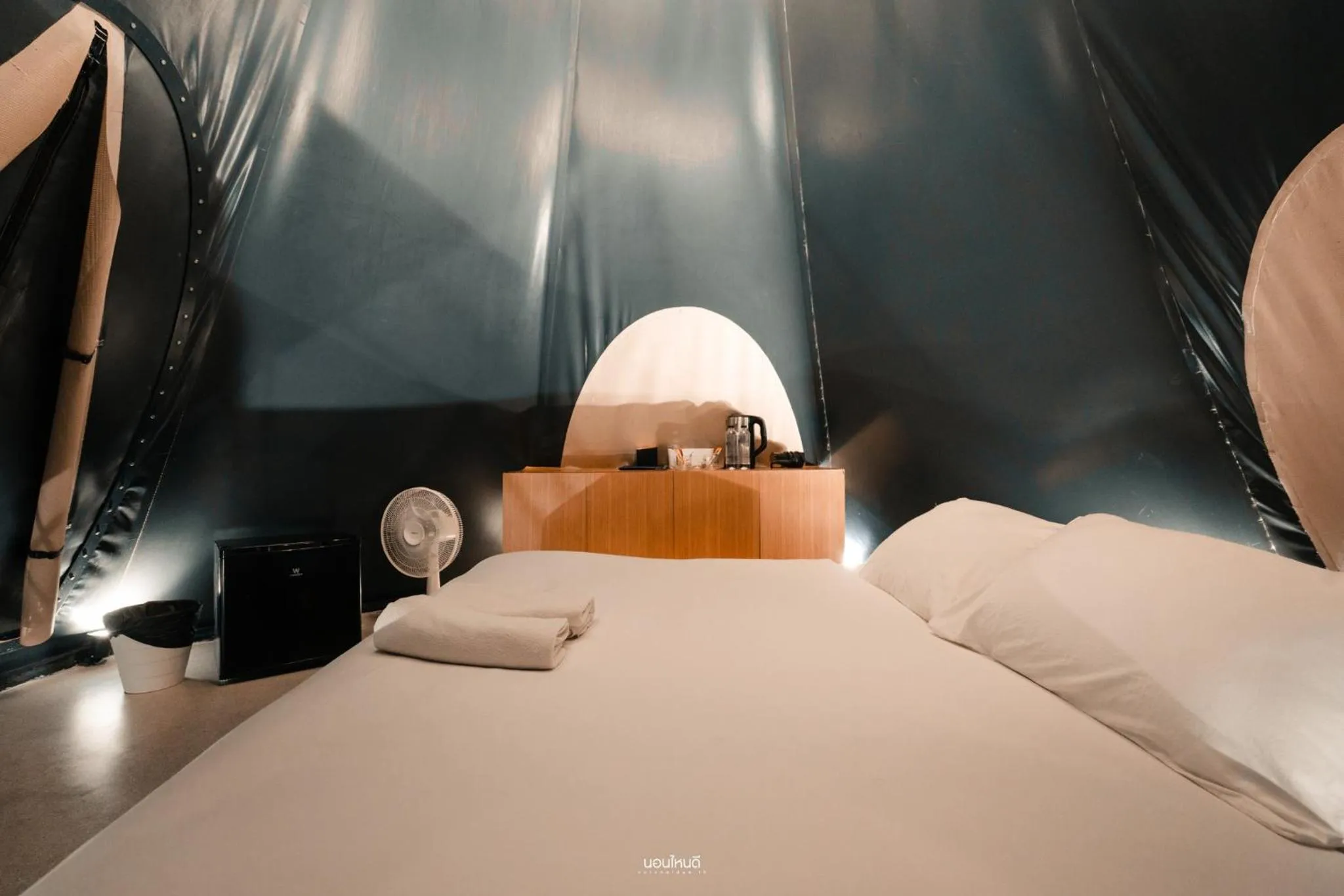 Bed in The X10 private pool villa khaoyai SHA Certified เขาใหญ่