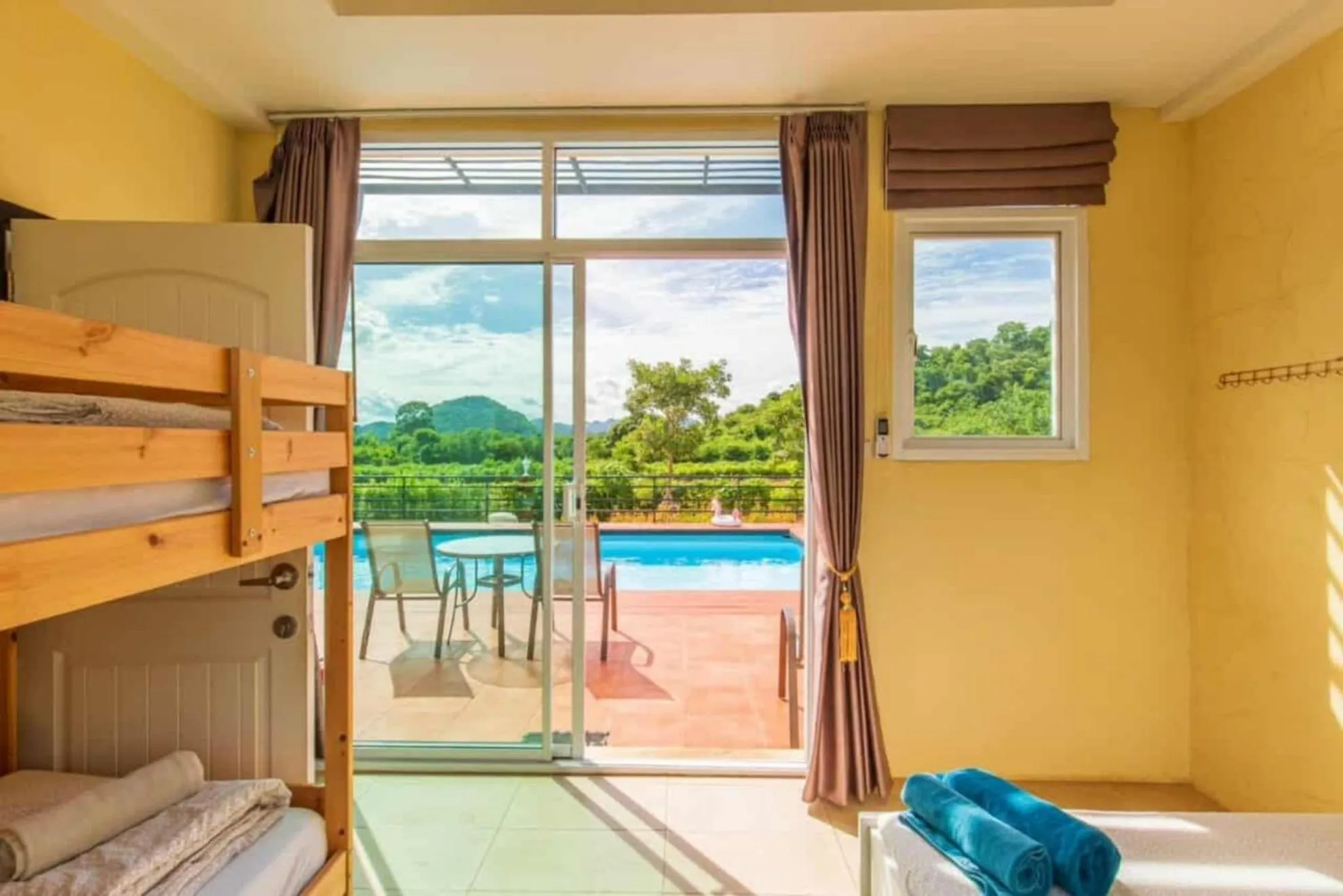 Bed in The X10 private pool villa khaoyai SHA Certified เขาใหญ่