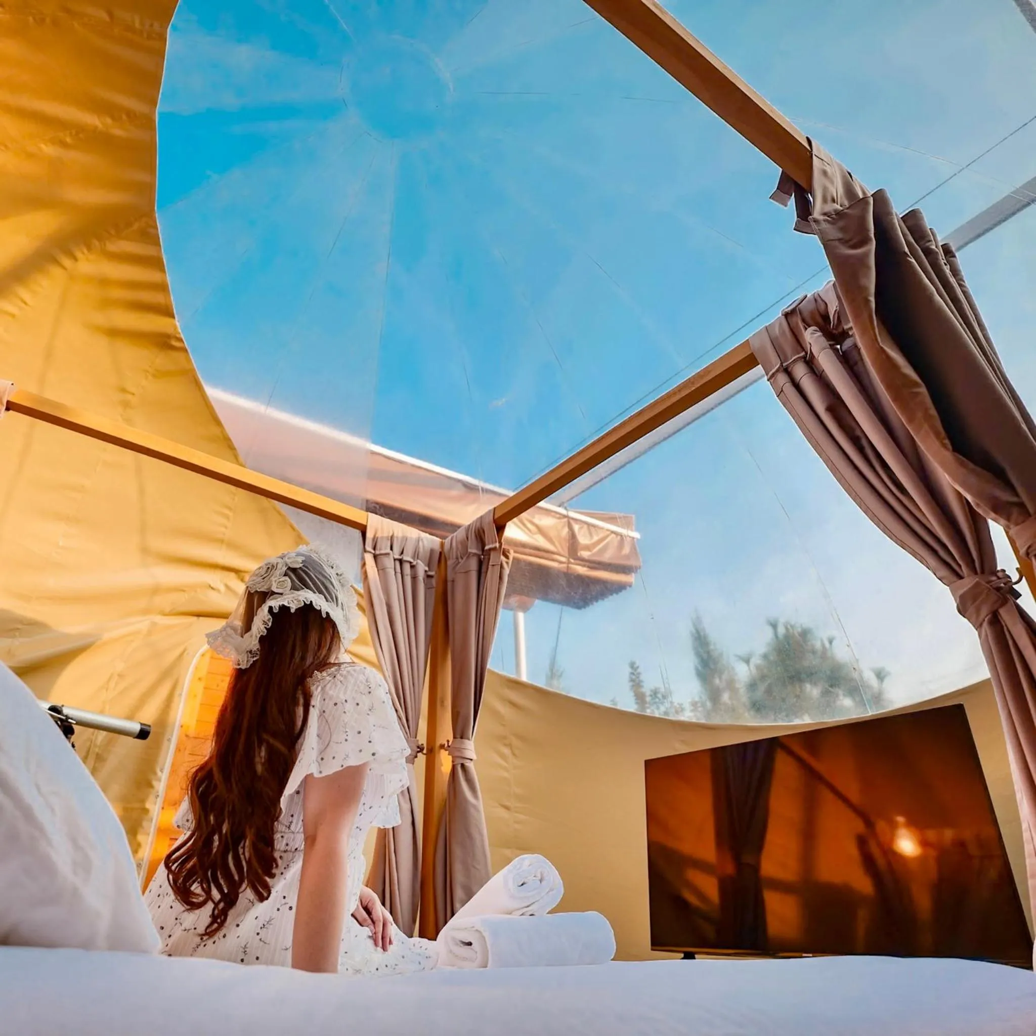 Bed in The X10 private pool villa khaoyai SHA Certified เขาใหญ่