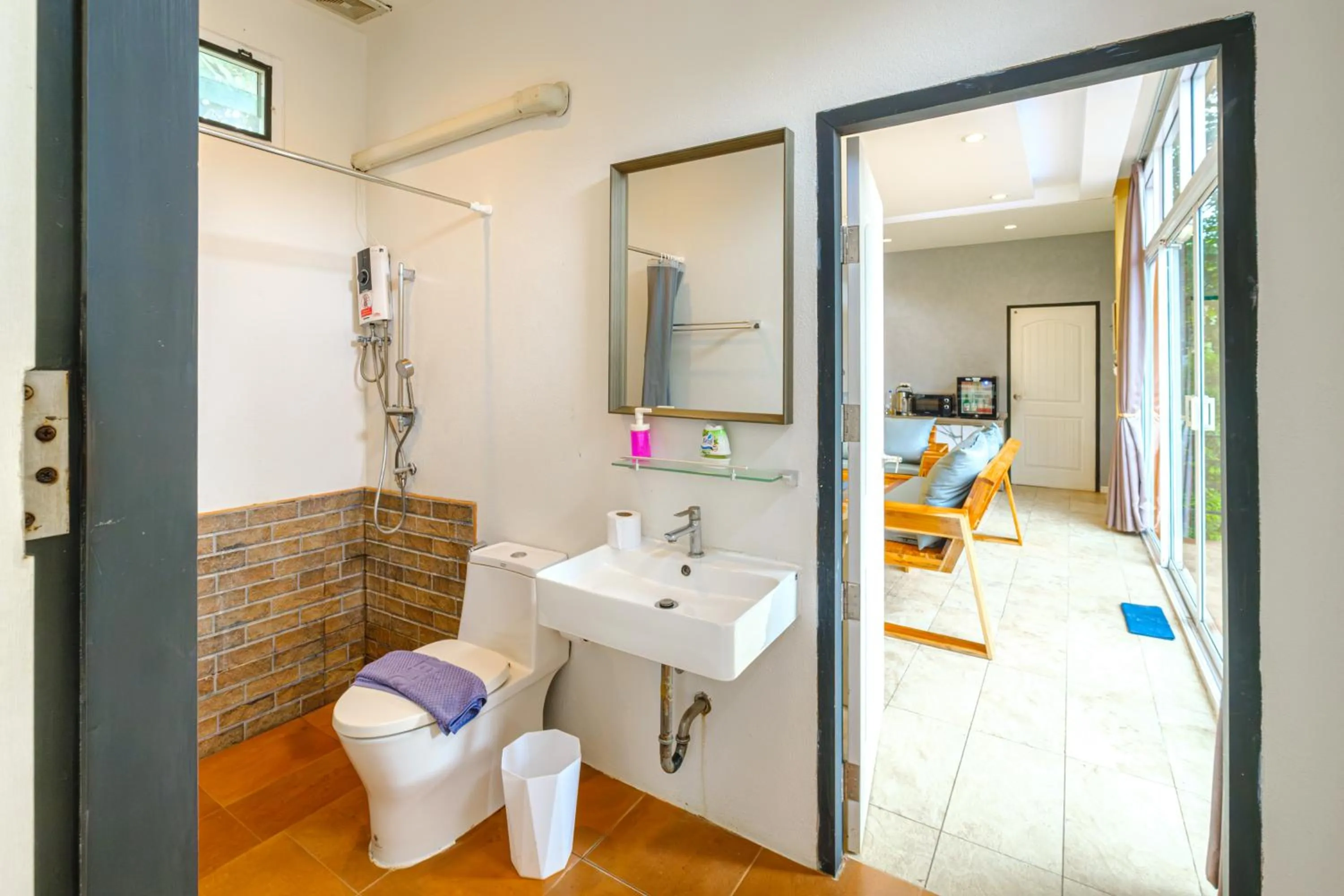 Bathroom in The X10 private pool villa khaoyai SHA Certified เขาใหญ่