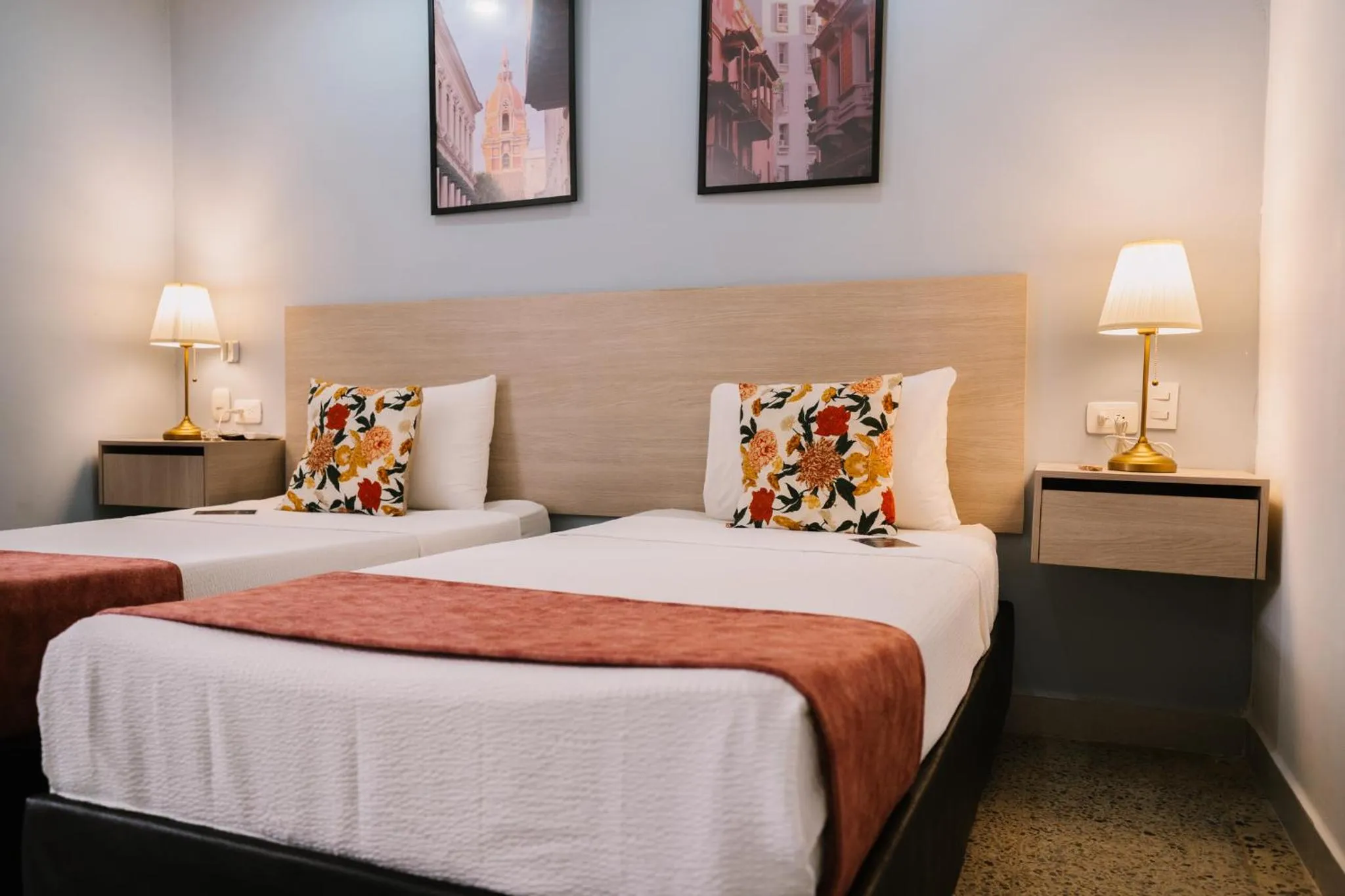 Bed in Casa Franco Hotel