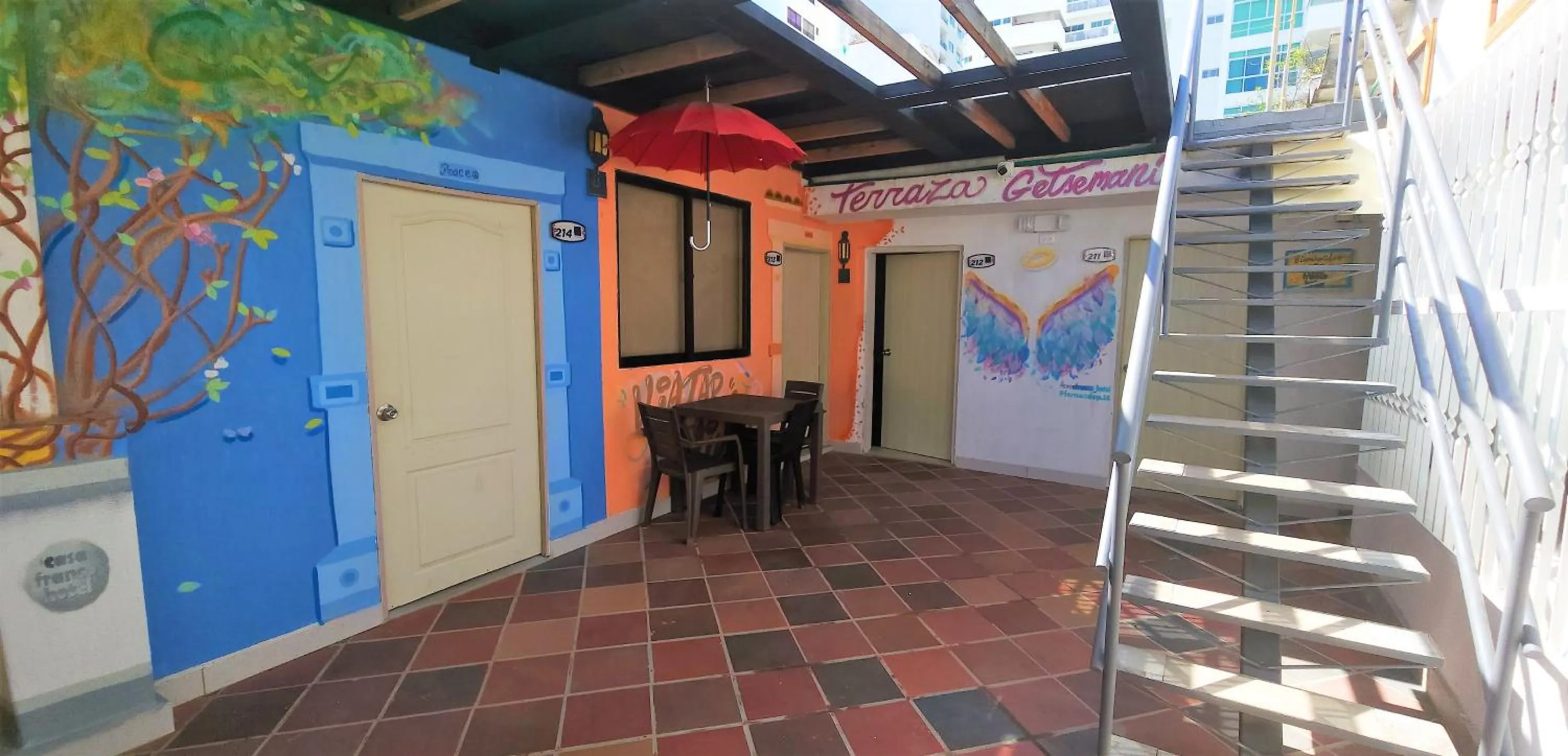 Balcony/Terrace in Casa Franco Hotel