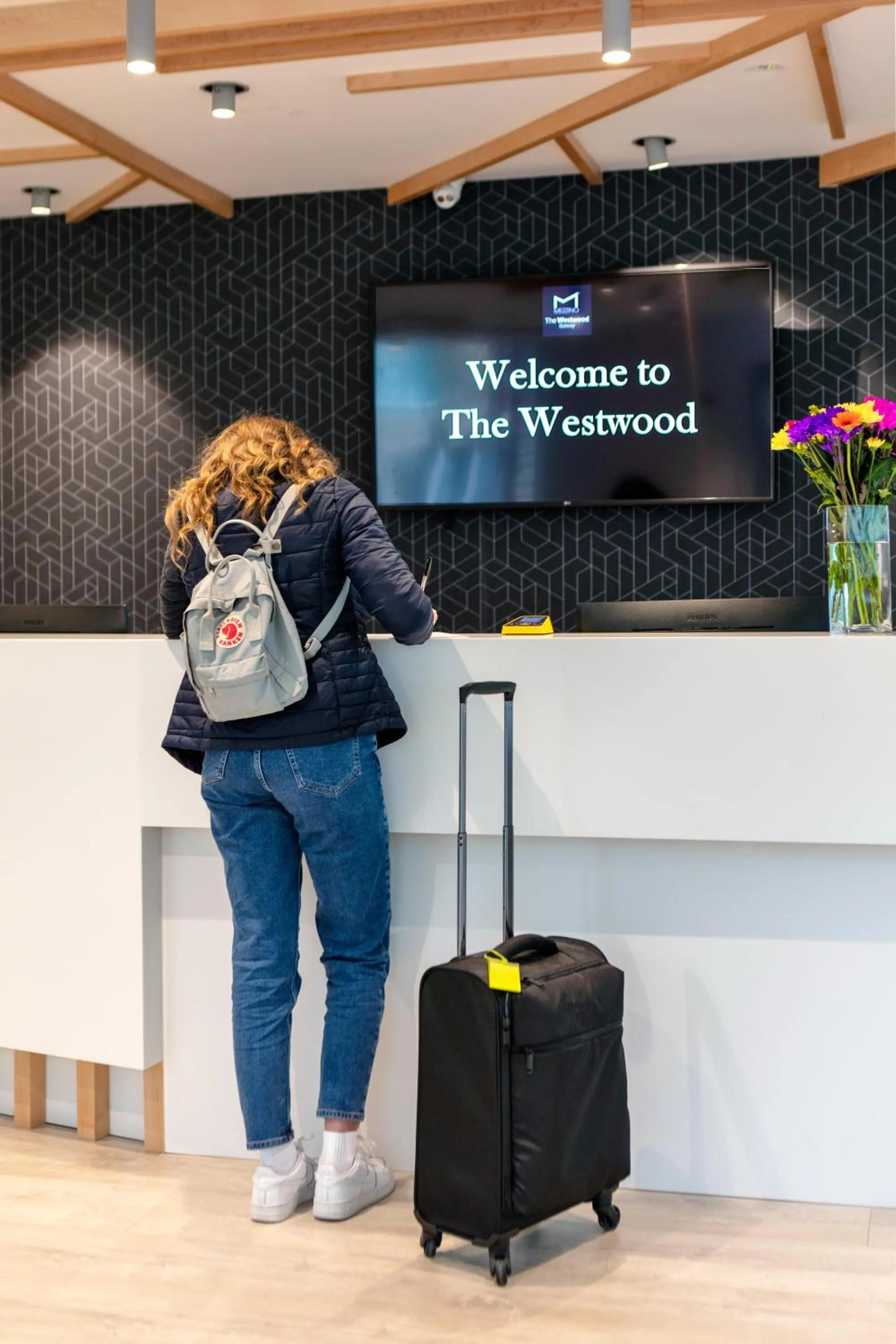 Lobby or reception in The Westwood Apartments