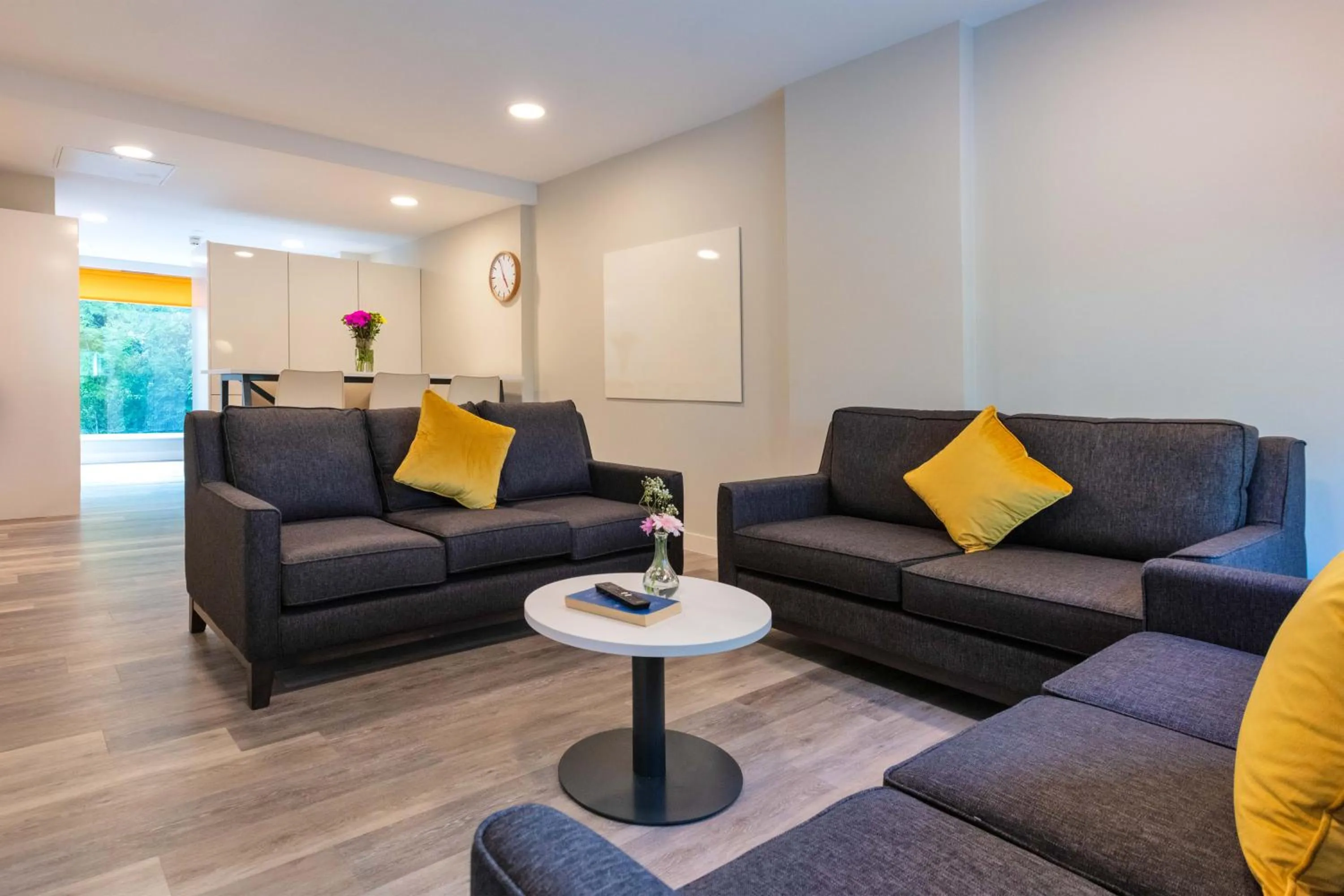 Living room in The Westwood Apartments