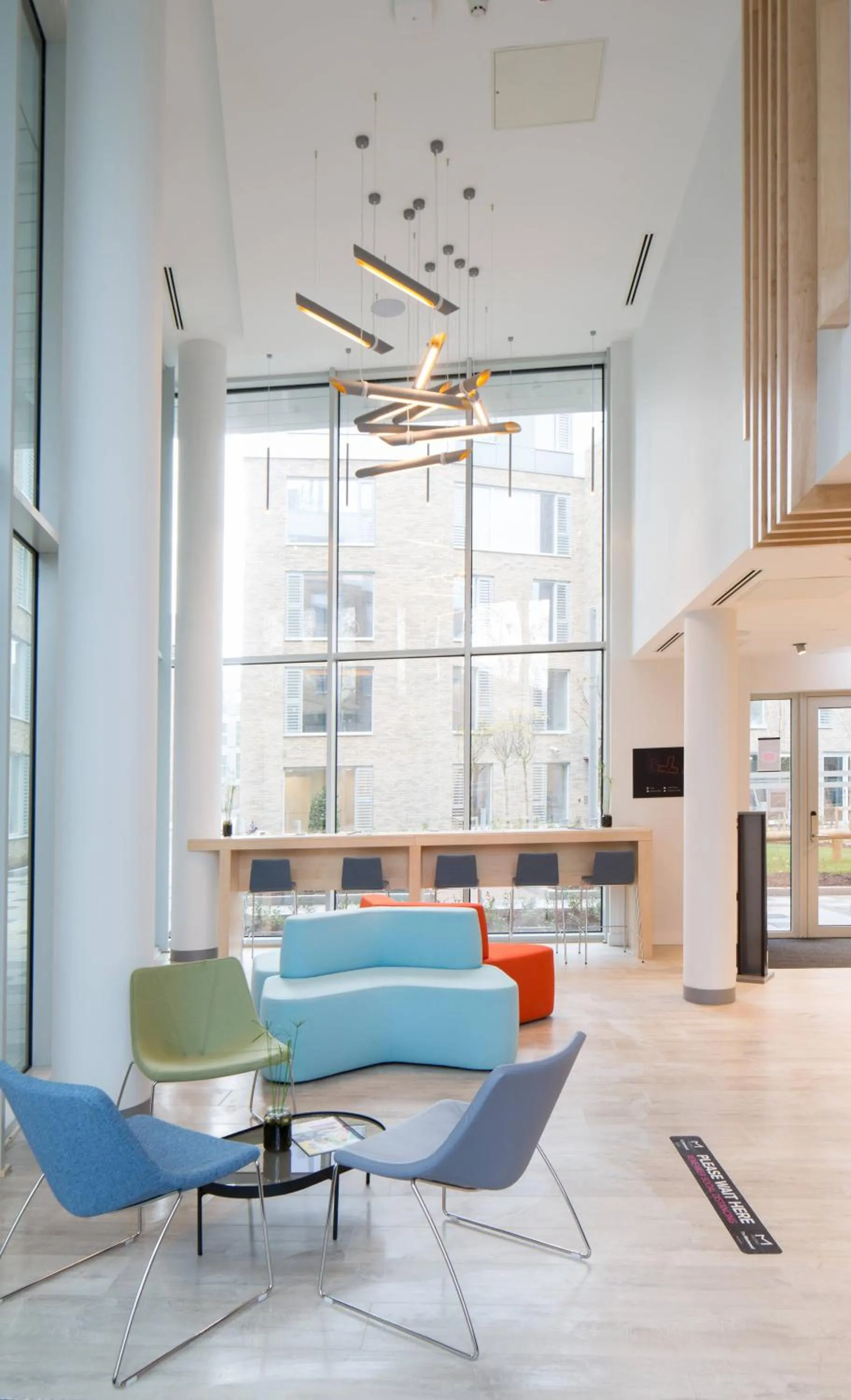 Lobby or reception in The Westwood Apartments