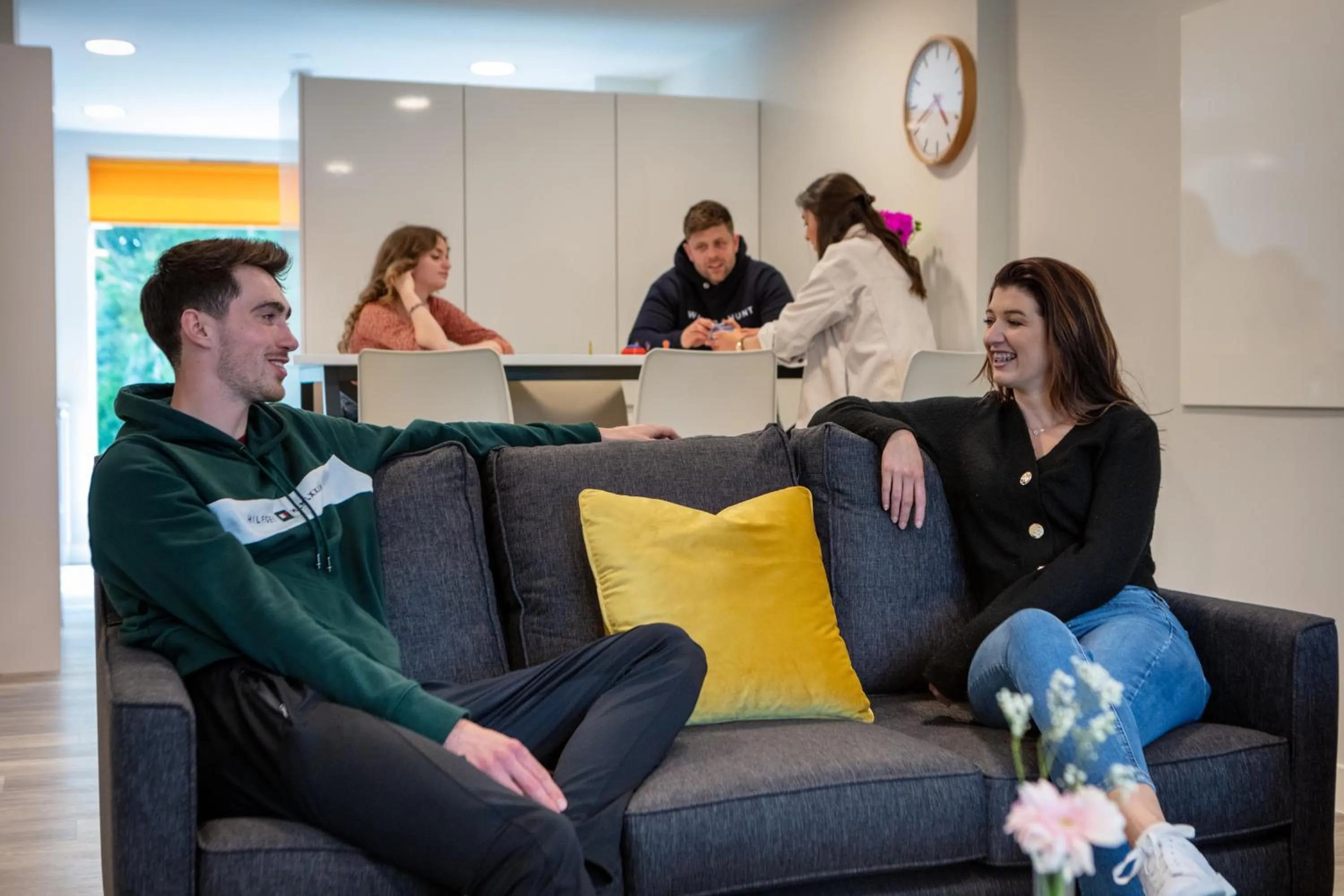 Living room in The Westwood Apartments