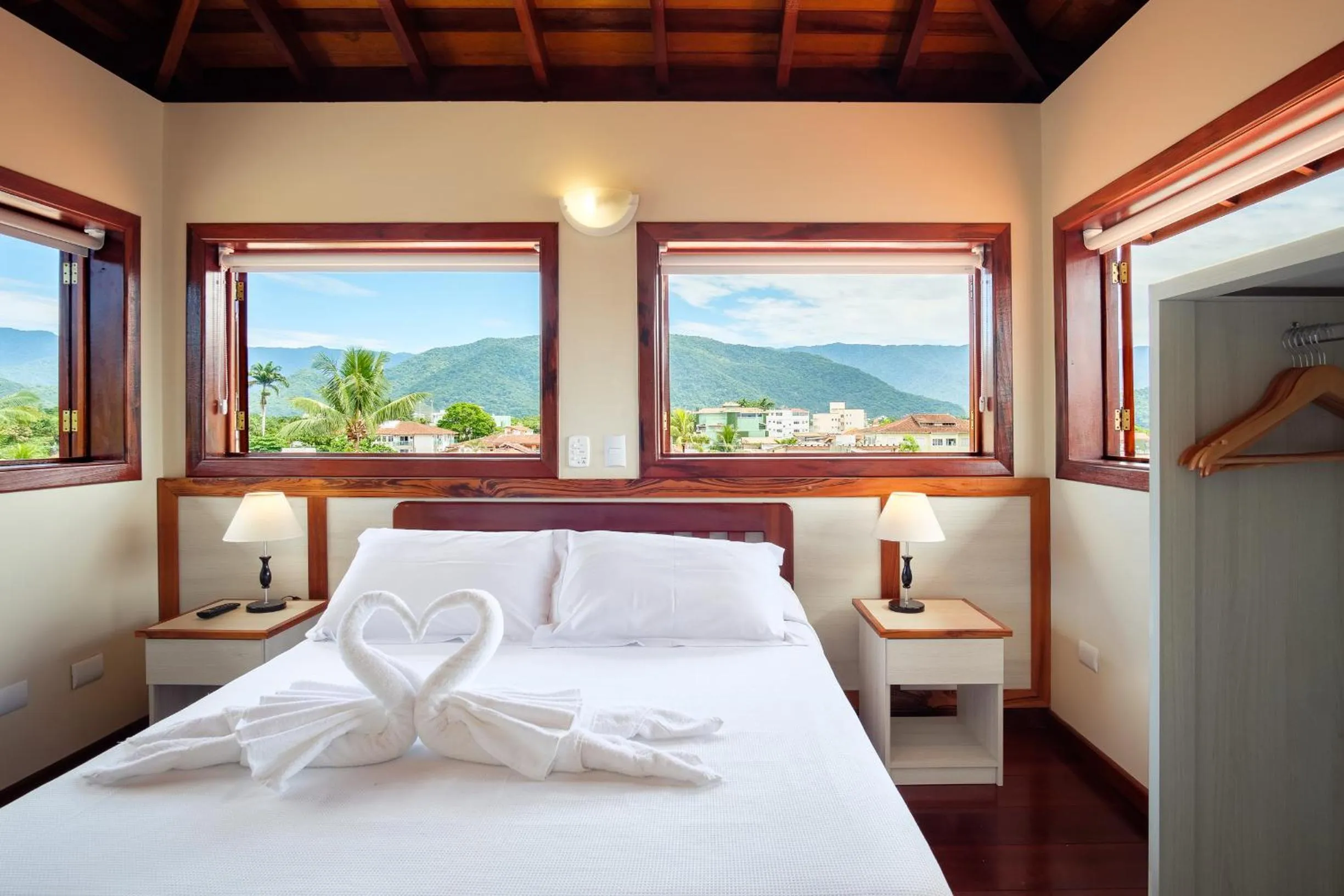 Bed in Pousada Don Diego