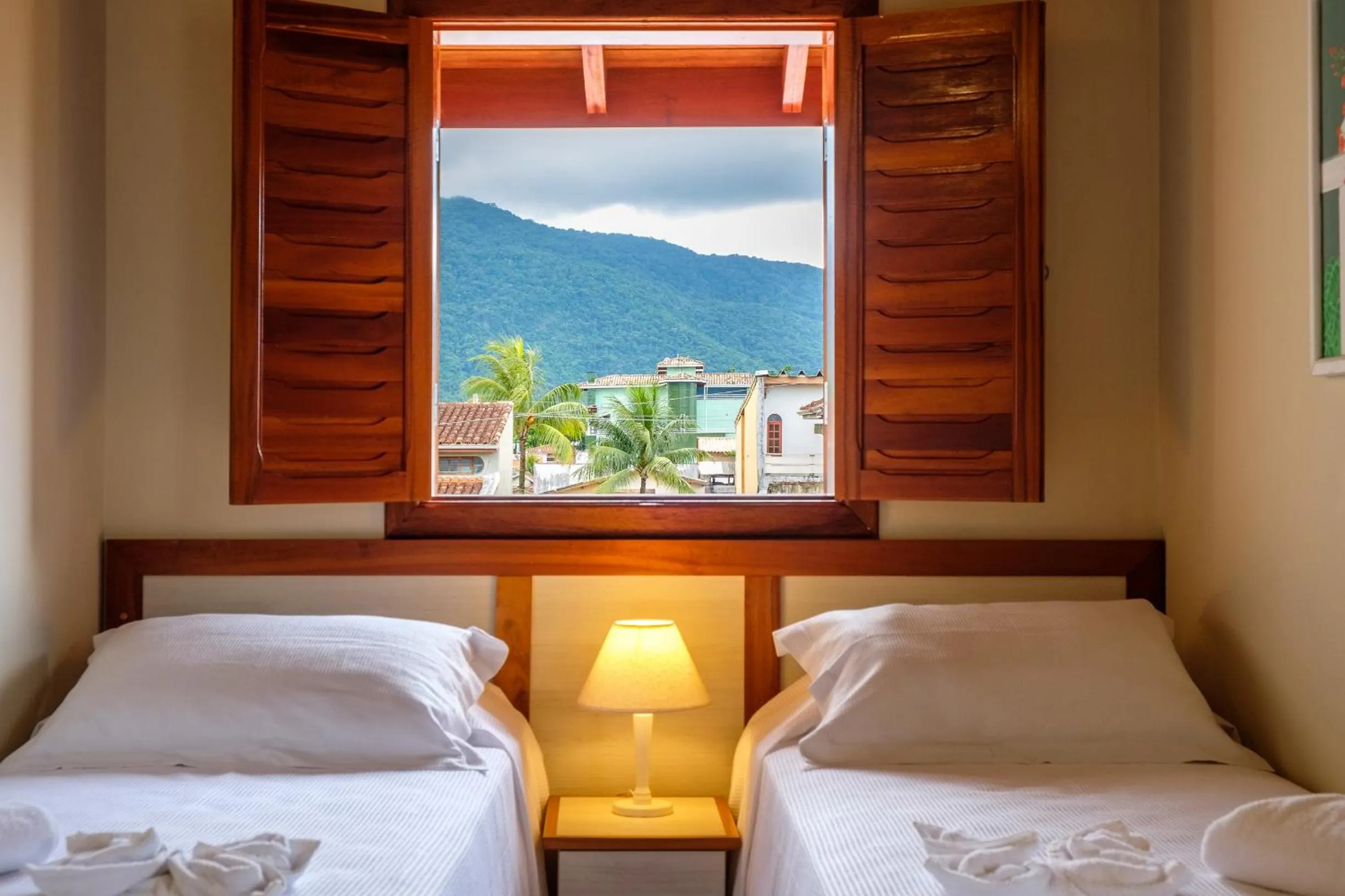 Bed in Pousada Don Diego