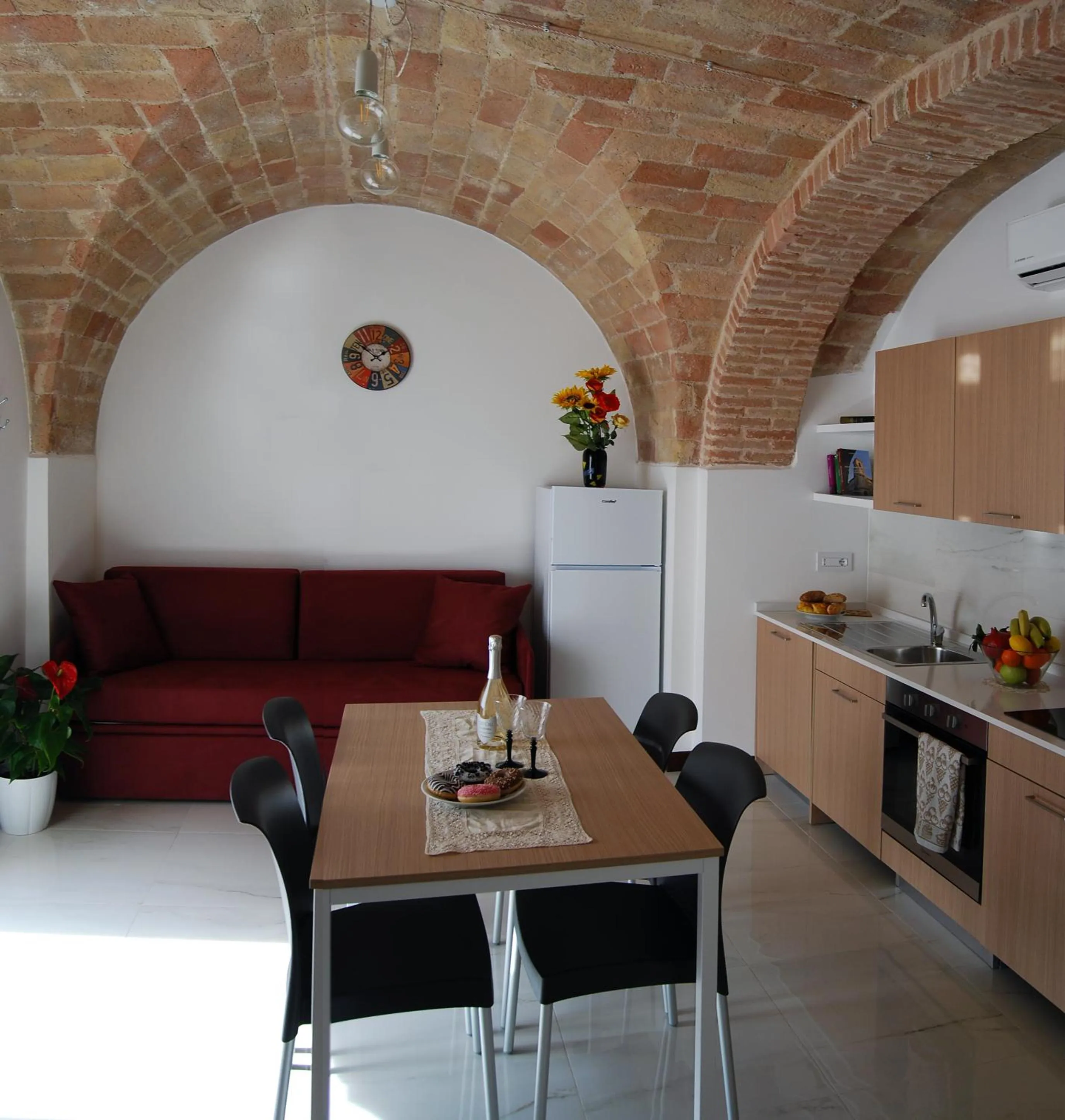 Kitchen or kitchenette in Residence Borgo Offida