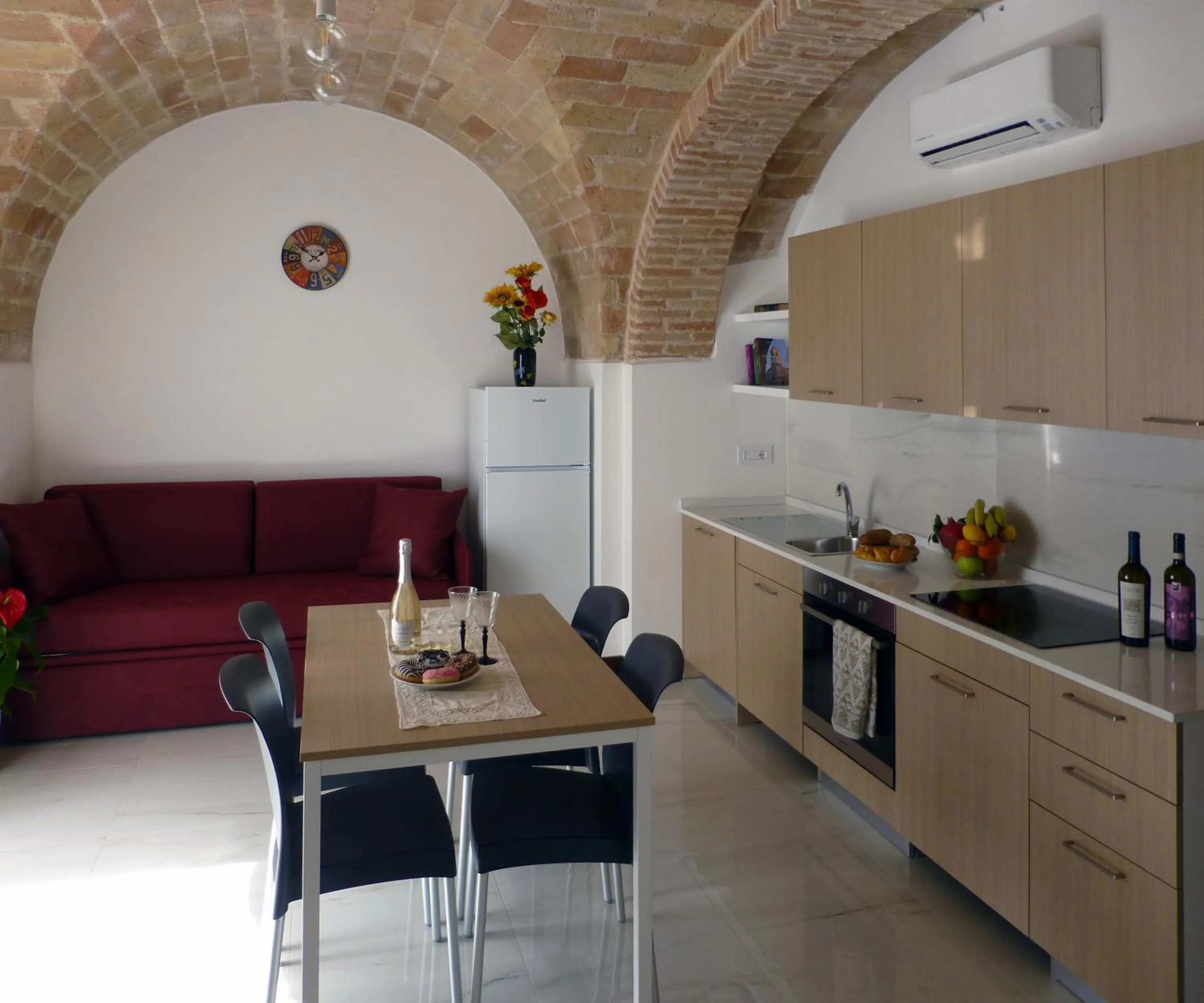 Kitchen or kitchenette in Residence Borgo Offida