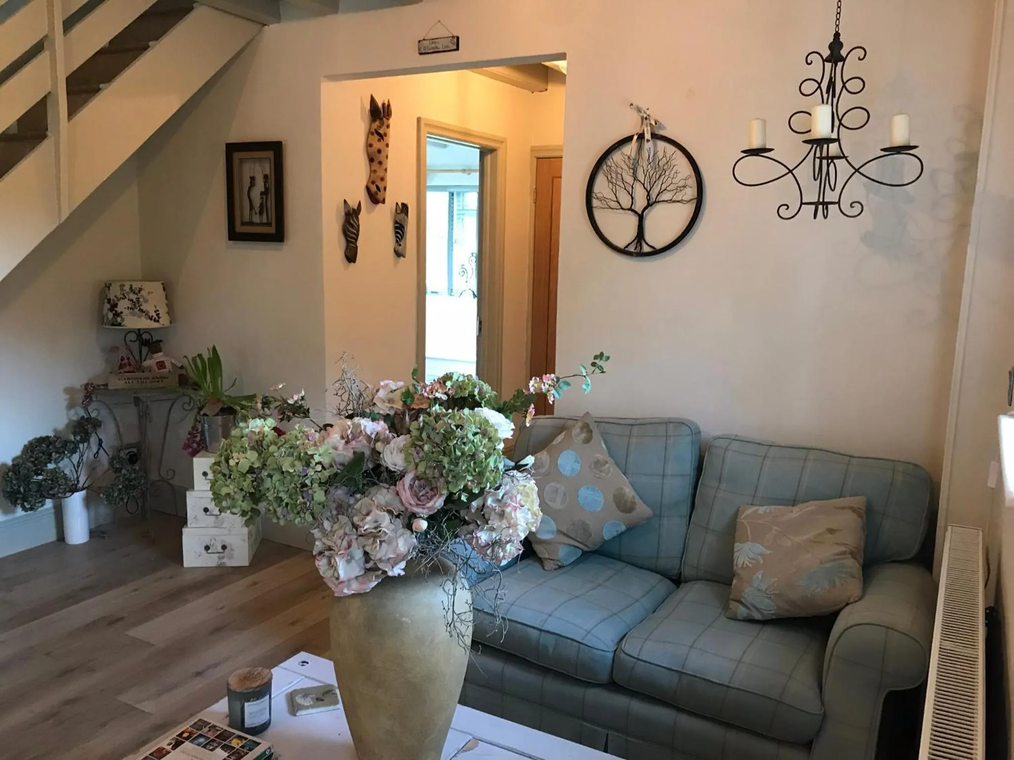 Seating area in Ticketyboo Suites