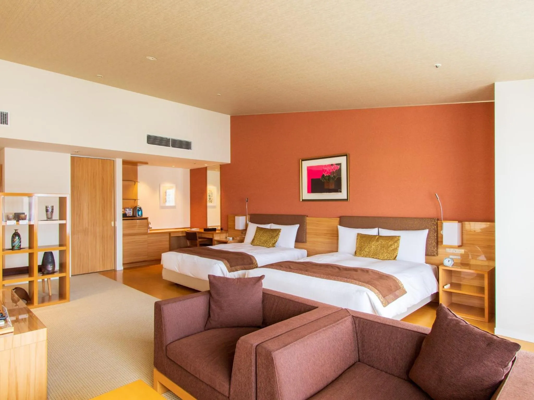 Photo of the whole room, Bed in Mars Garden Wood Gotenba