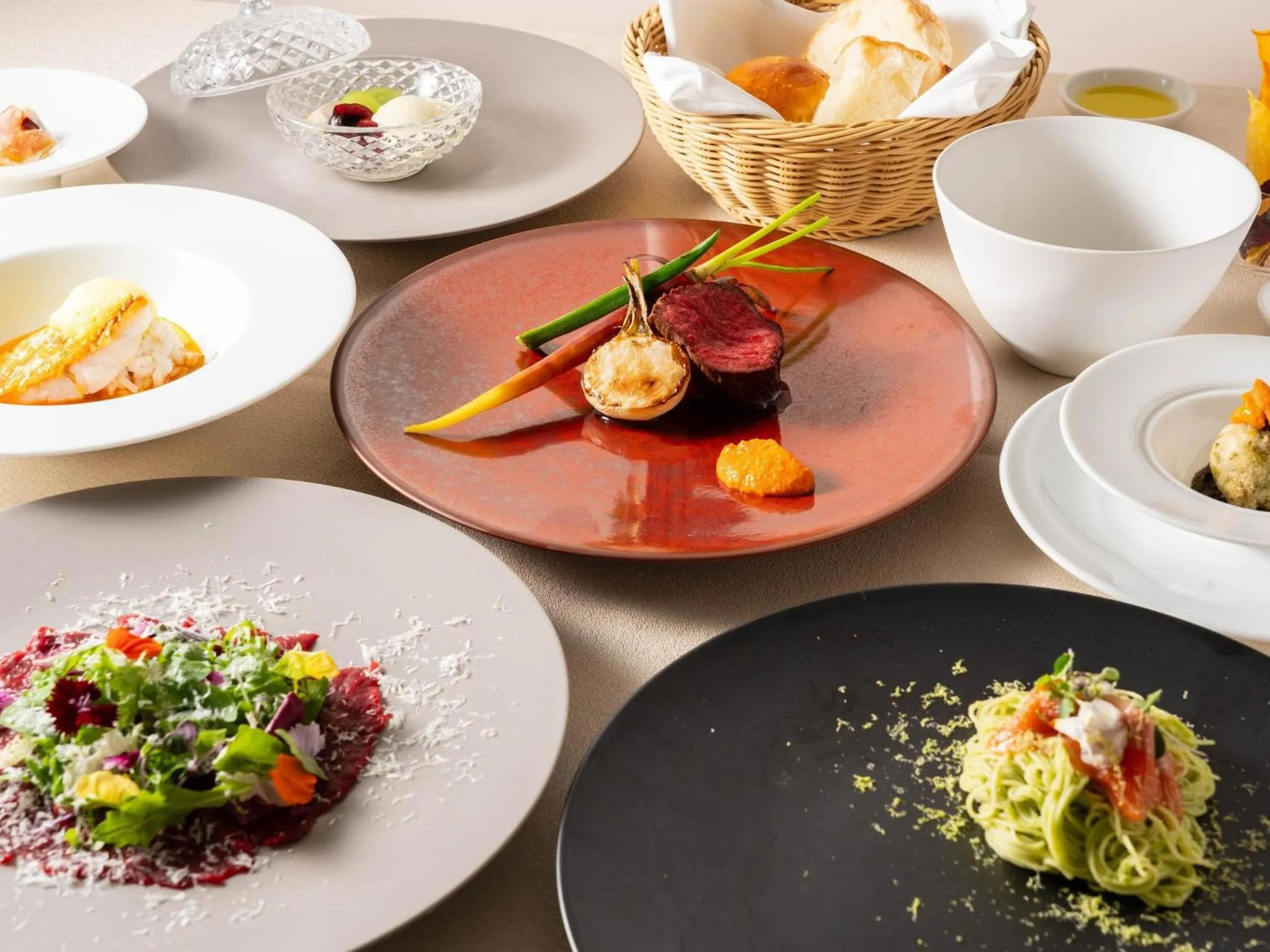 Dinner in Mars Garden Wood Gotenba