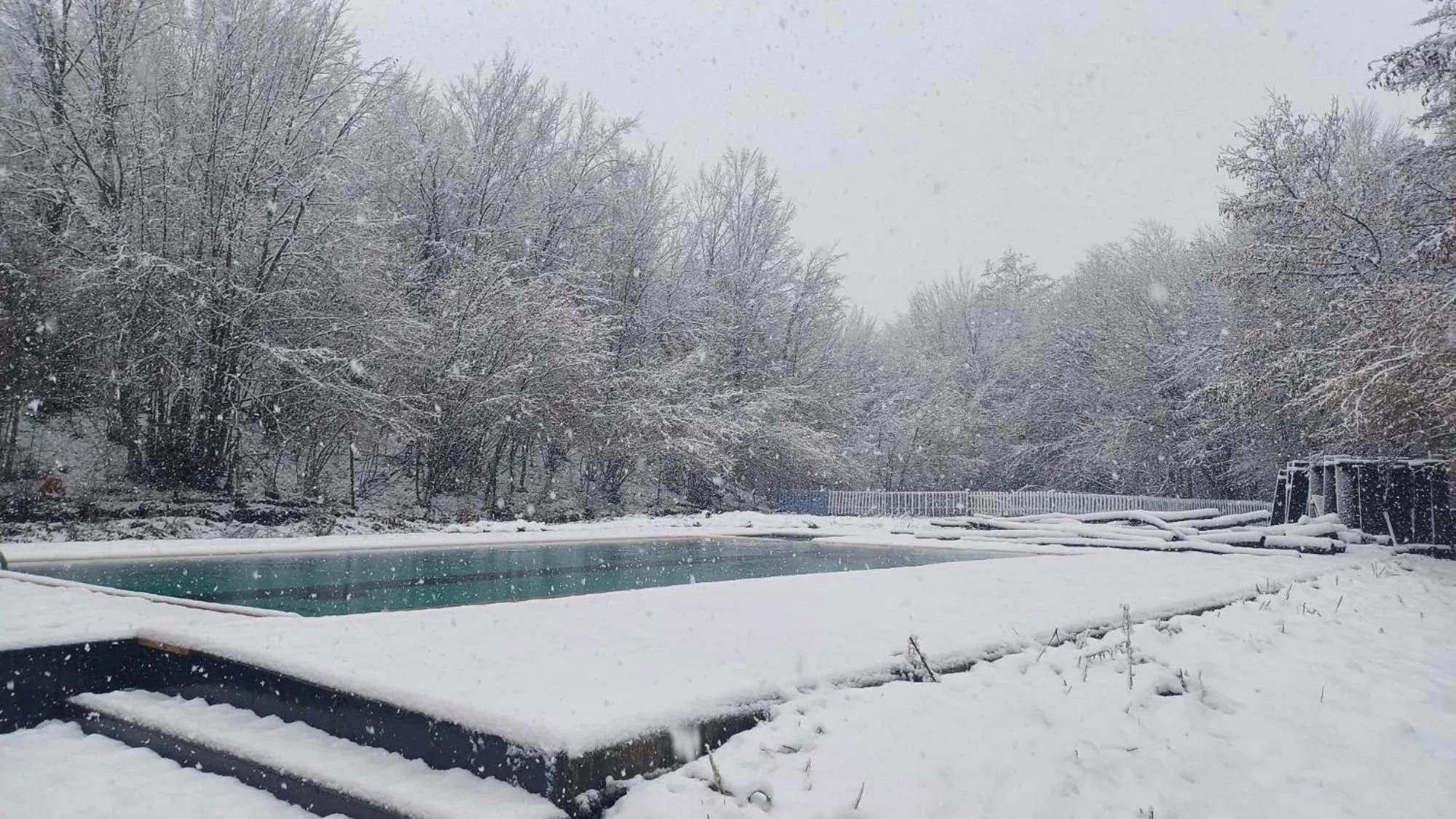 Swimming pool in Butterfly Butik Hotel