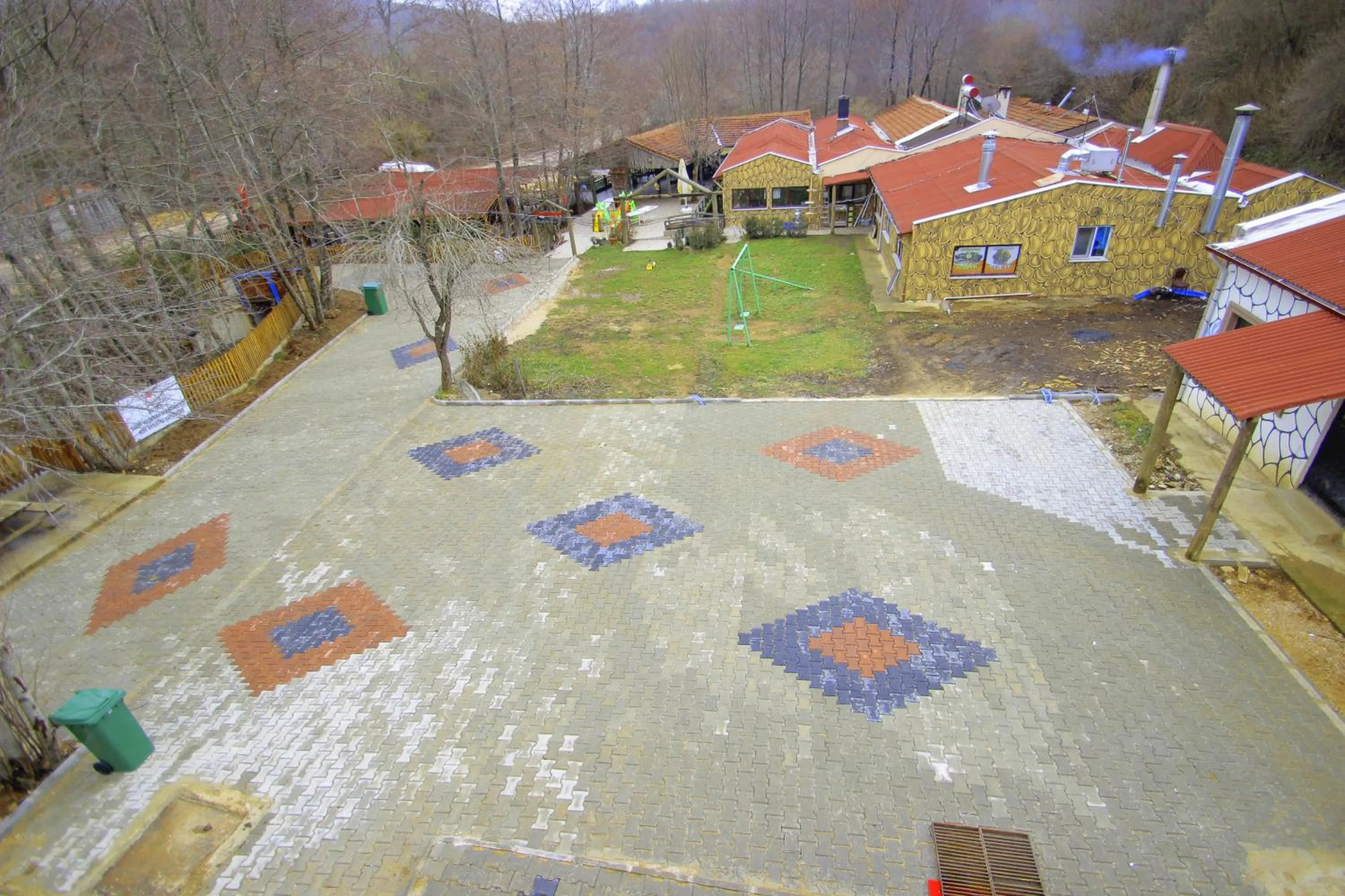 Garden view in Butterfly Butik Hotel