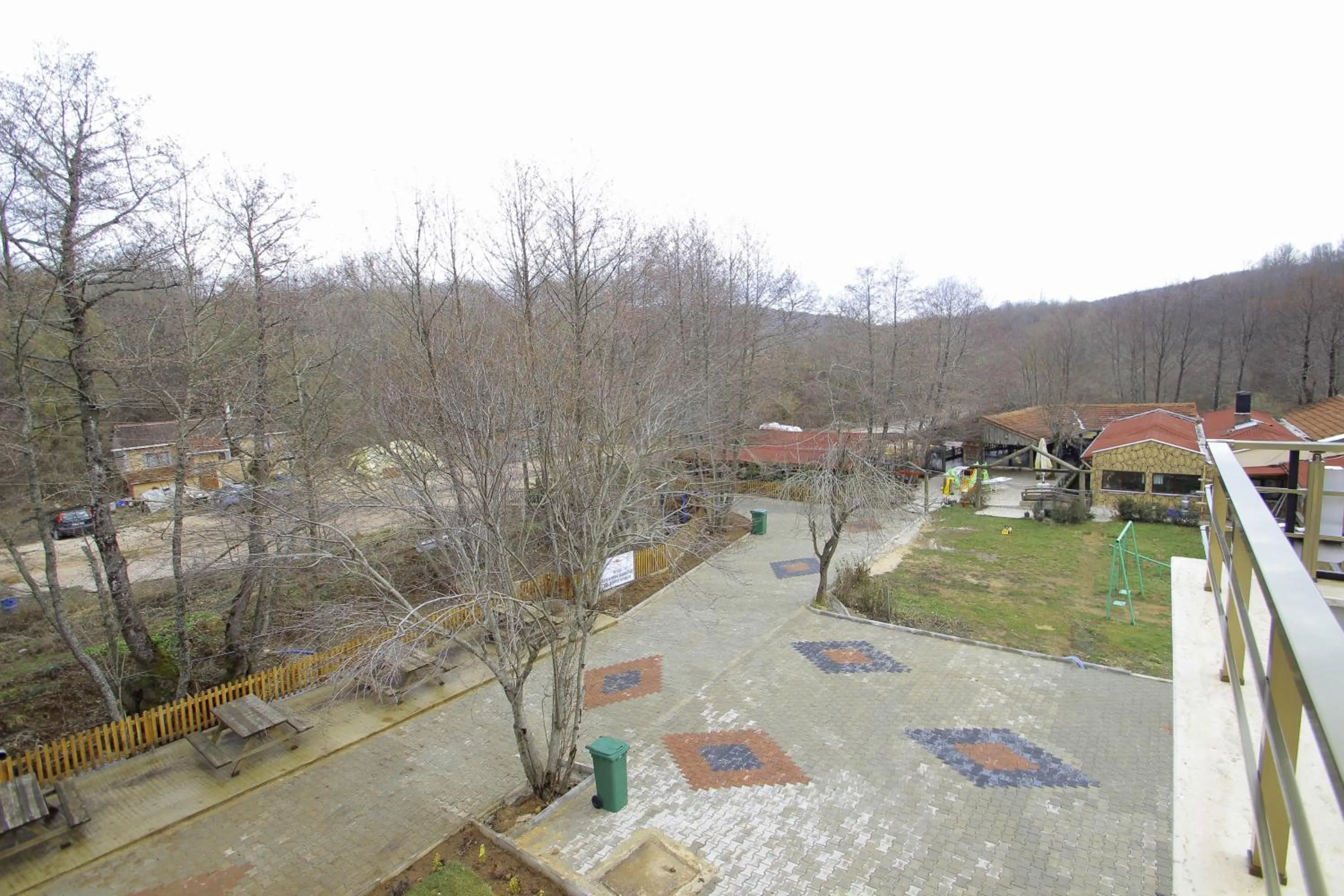 Garden view in Butterfly Butik Hotel