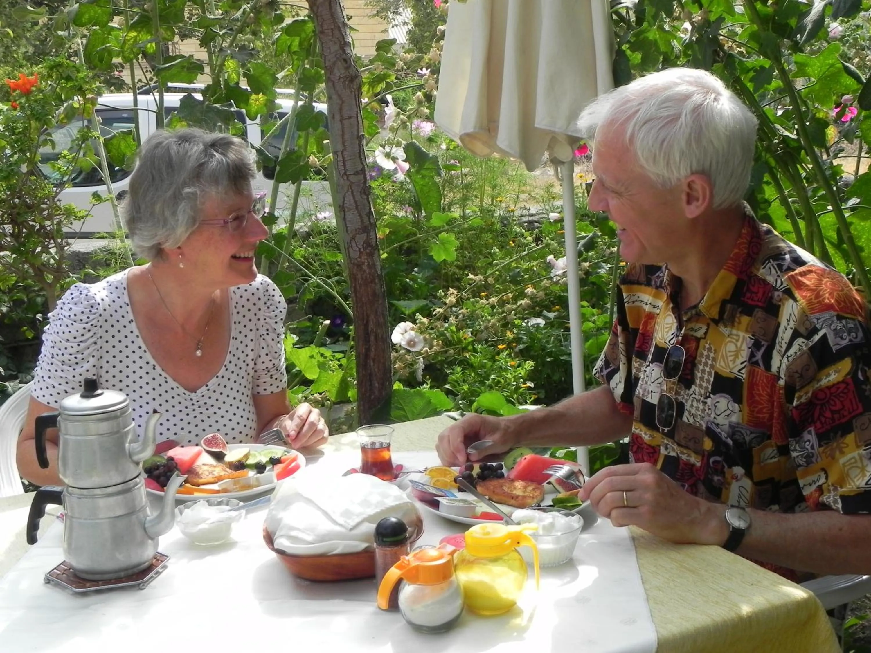 Garden in Kemal's Guest House