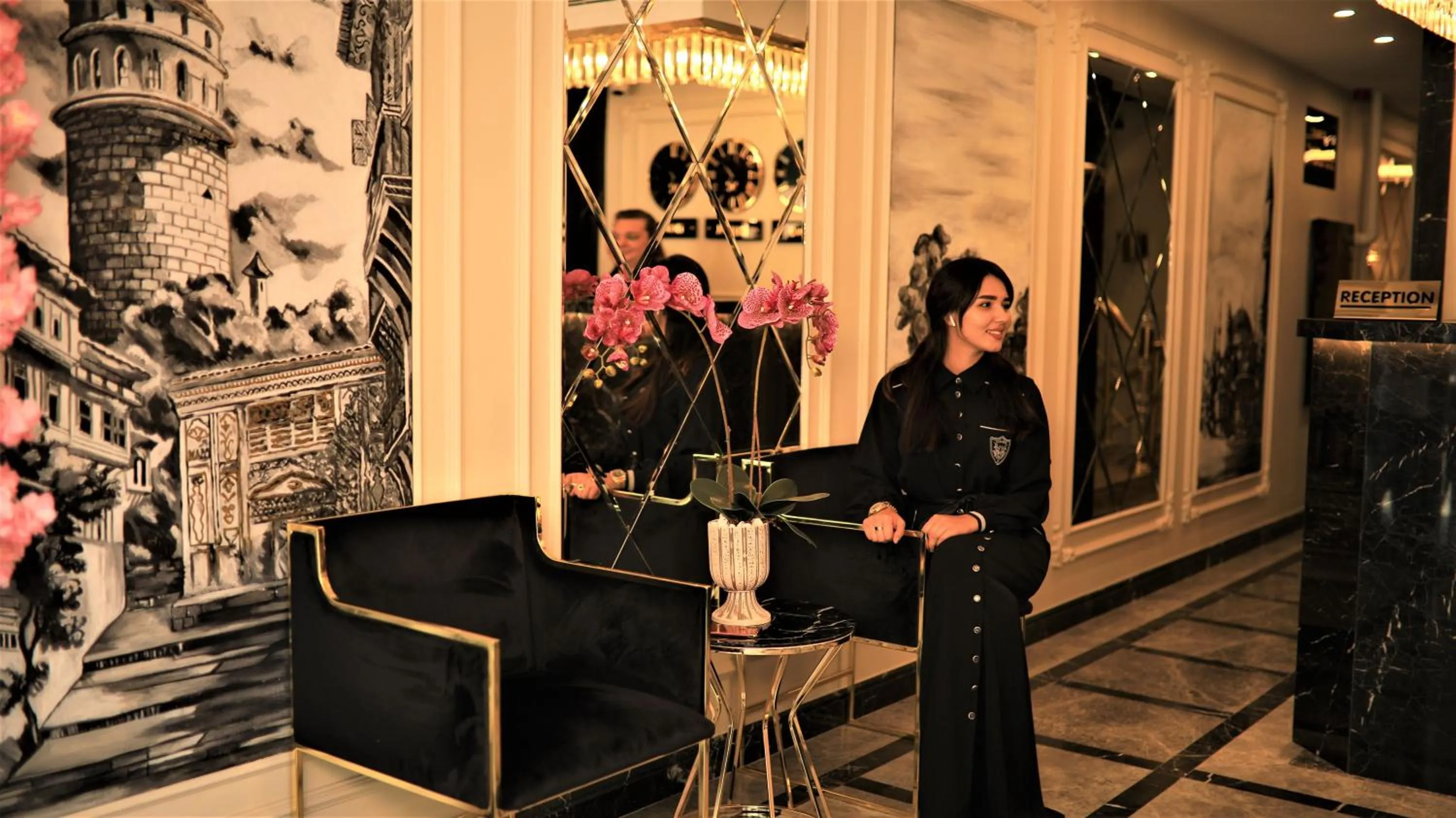 Lobby or reception in OMMA HOTEL