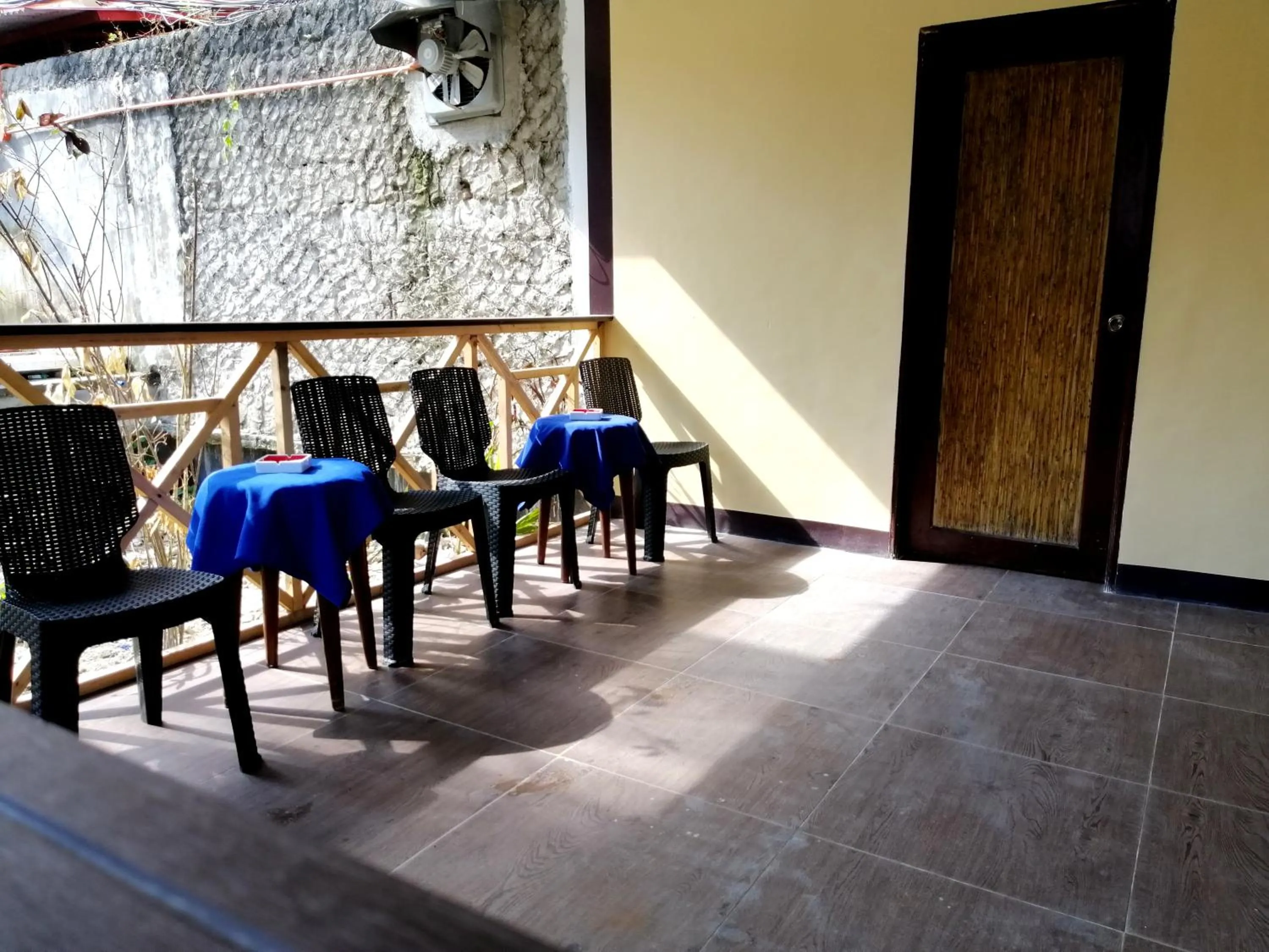 Patio in Boracay Mandarin Island Hotel