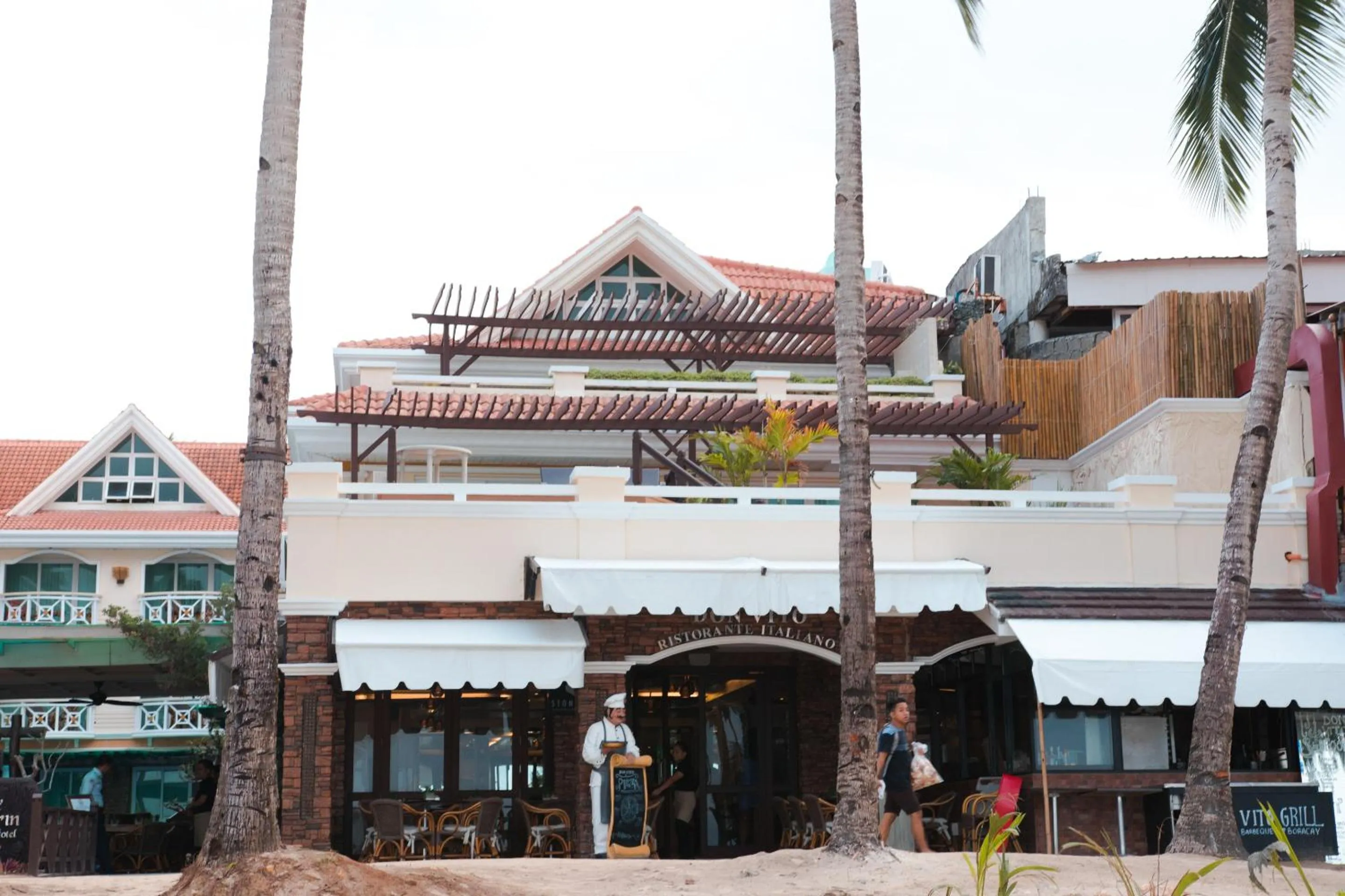 Facade/entrance in Boracay Mandarin Island Hotel
