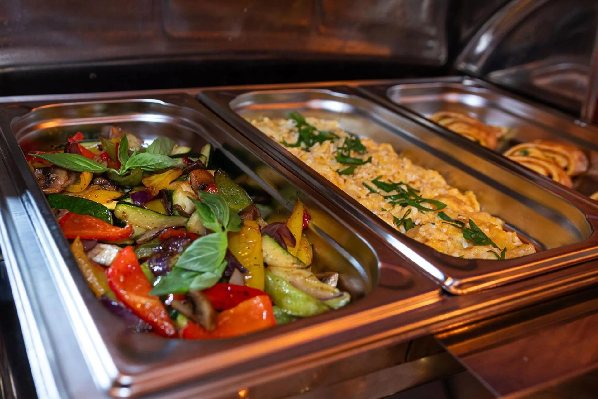 Buffet breakfast in Hotel Kamélia