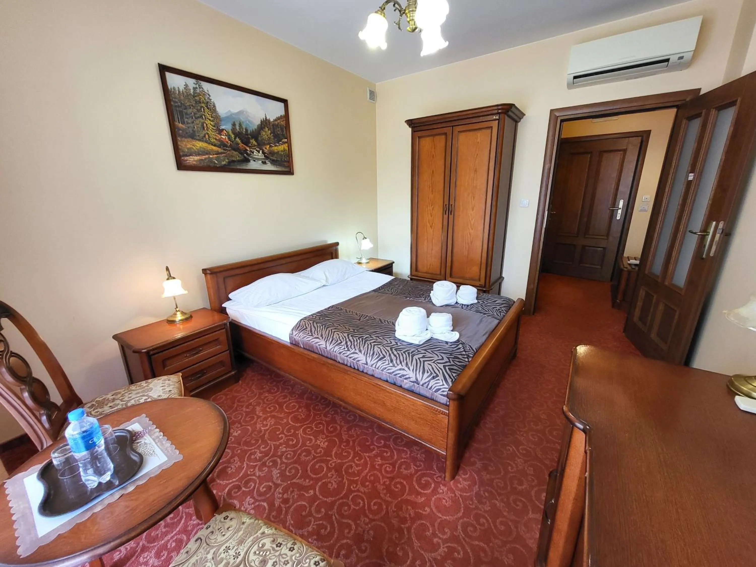 Bed in Hotel Hesperus