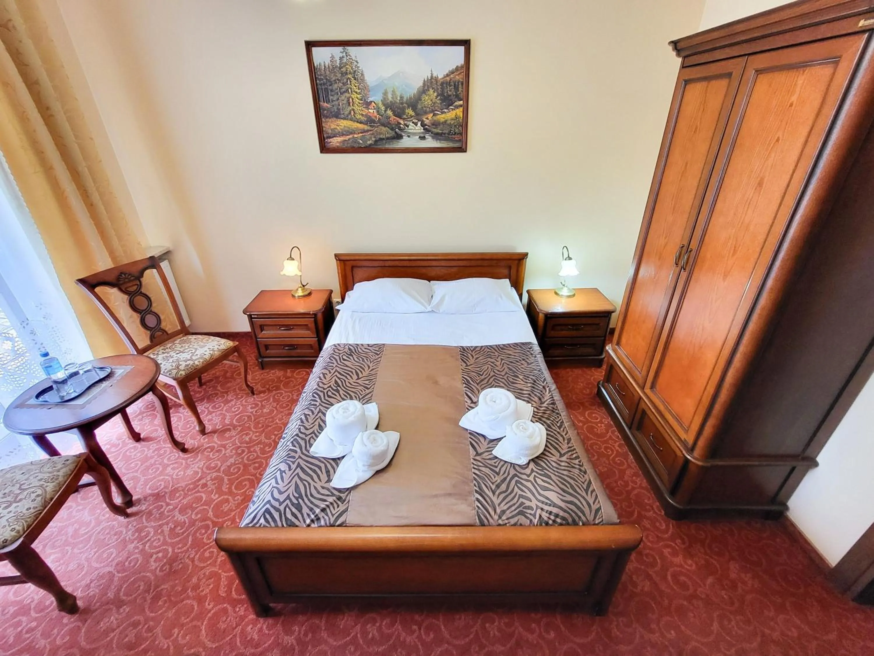 Bed in Hotel Hesperus