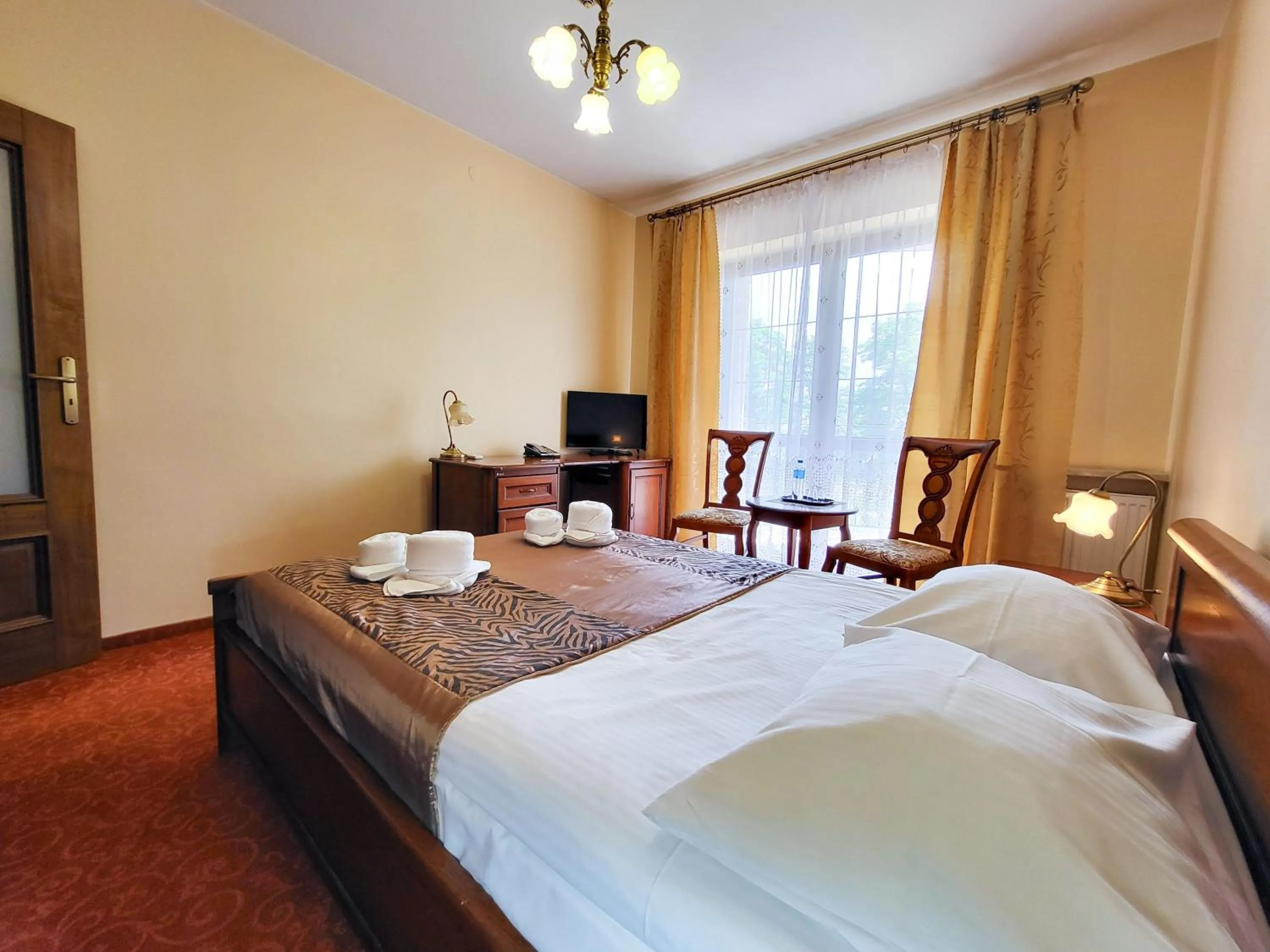 Bed in Hotel Hesperus