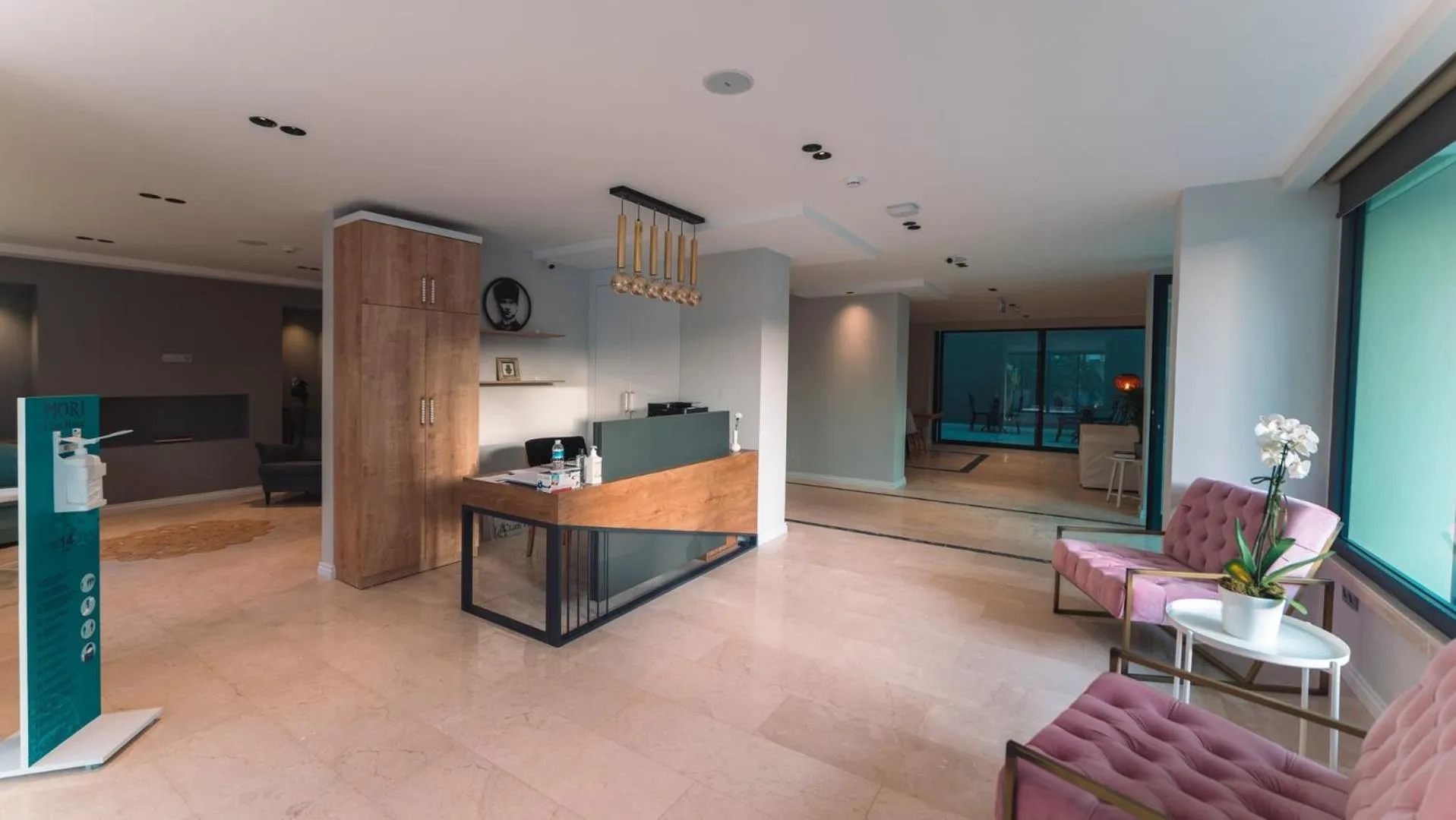 Lobby or reception in The Mori Club Hotel