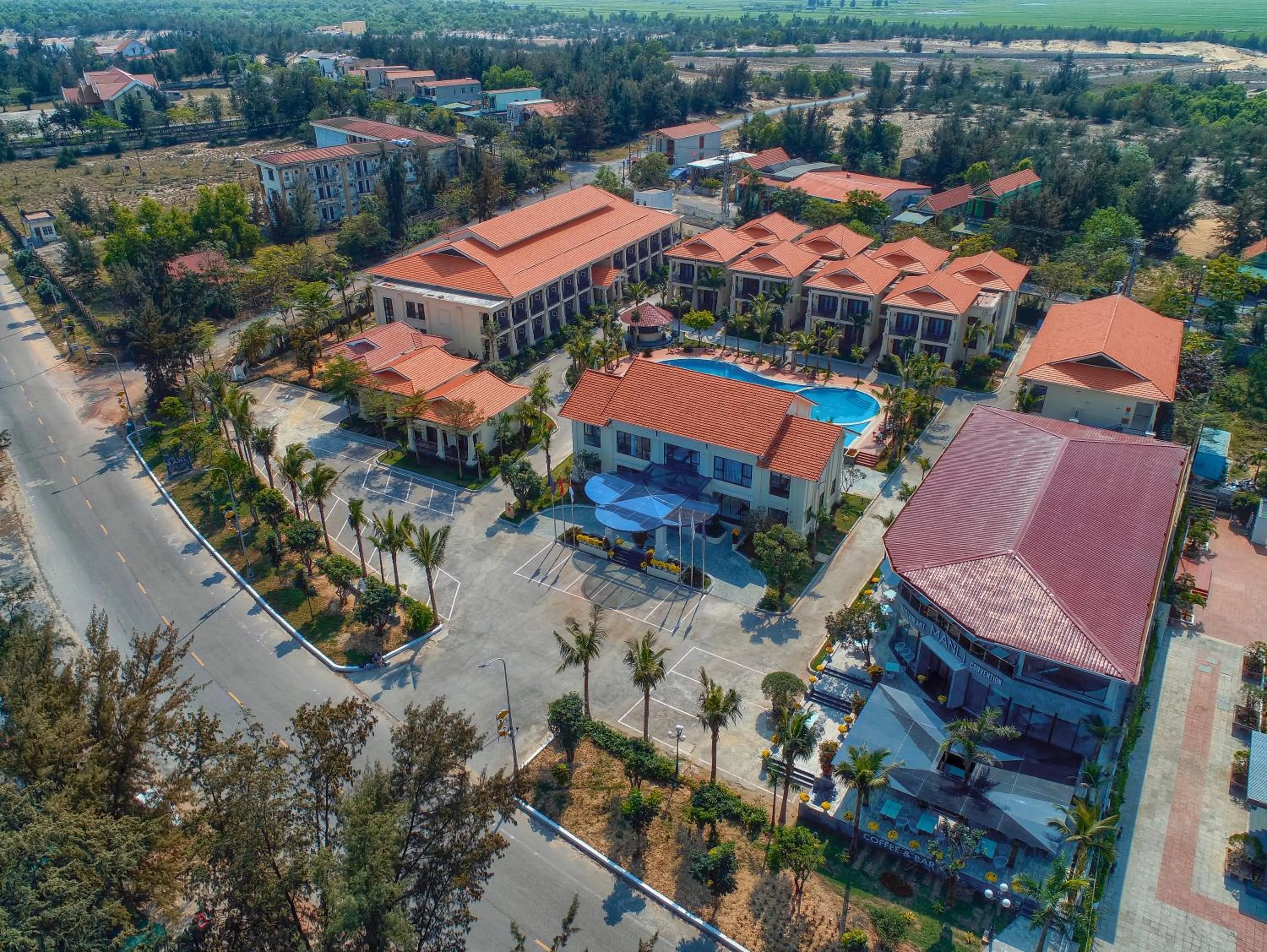 Bird's eye view in MANLI Resort Quảng Bình