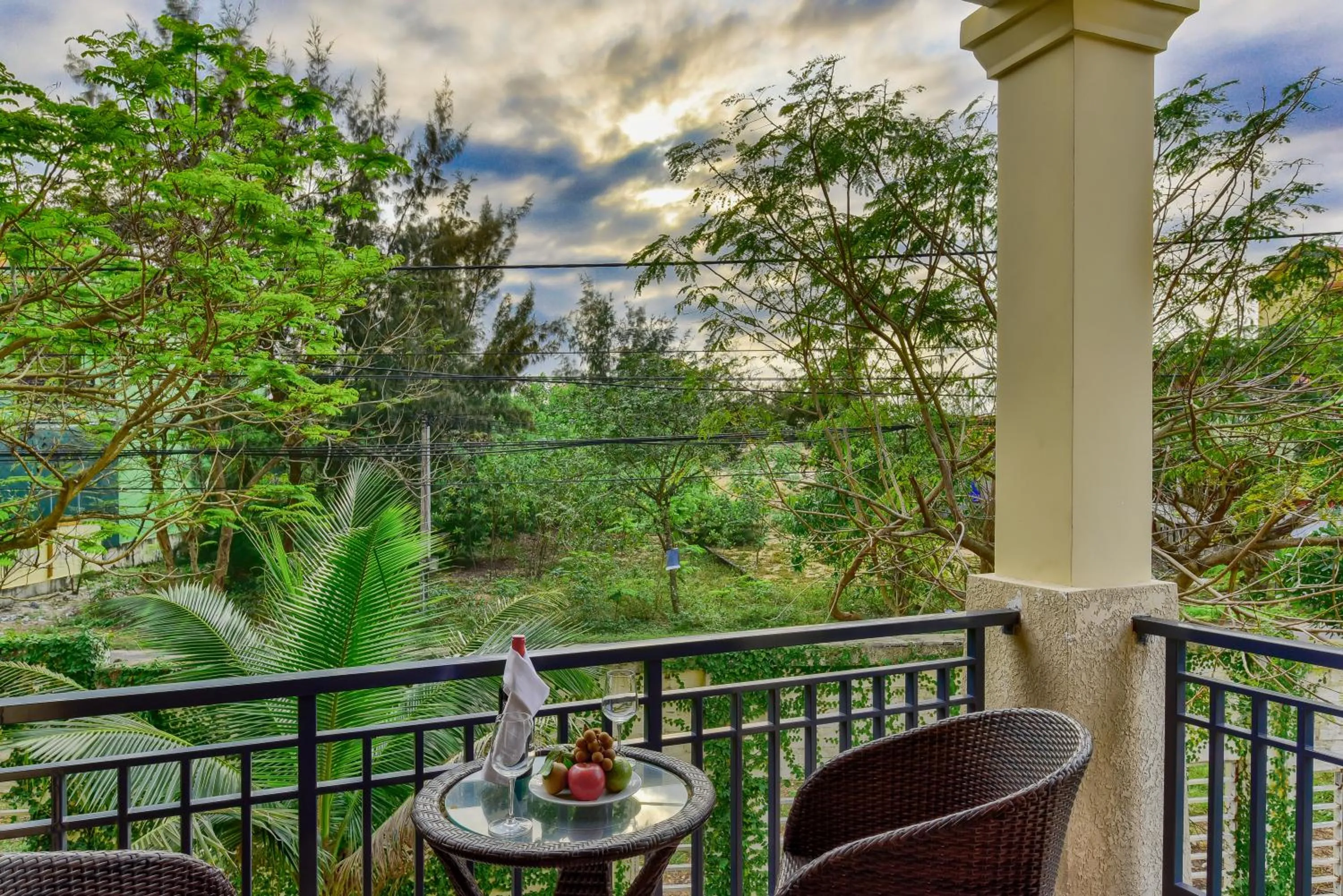 Garden view in MANLI Resort Quảng Bình